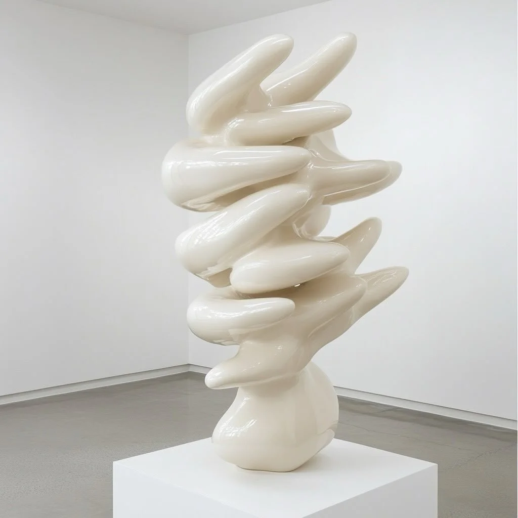 Multiplicity&mdash; a monument to the many selves we carry. 

each extension reaching out from the core for connection. 
each tip a tongue tasting the shape of dreams.

we are never just one thing but a multitude of possibilities, limitless potential