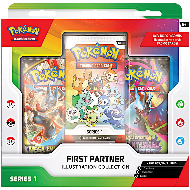 Pokemon First Partner Illustration Collection Series 1 - LIMIT OF 1