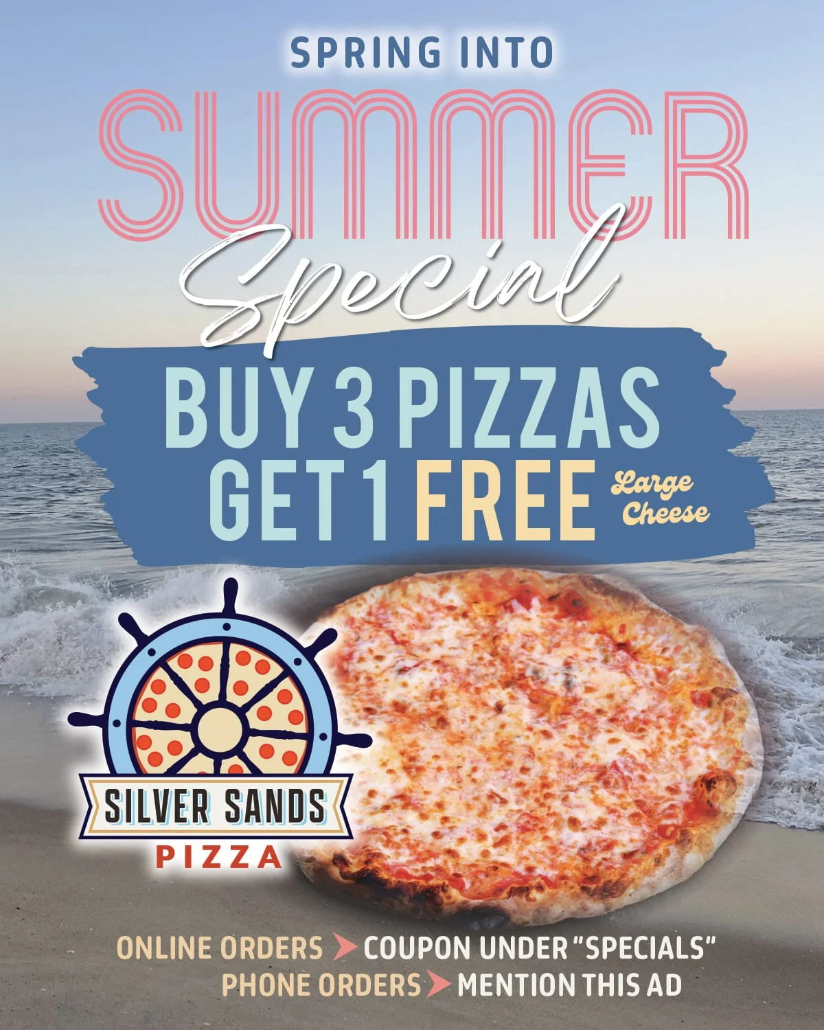 Silver Sands Pizza Specials