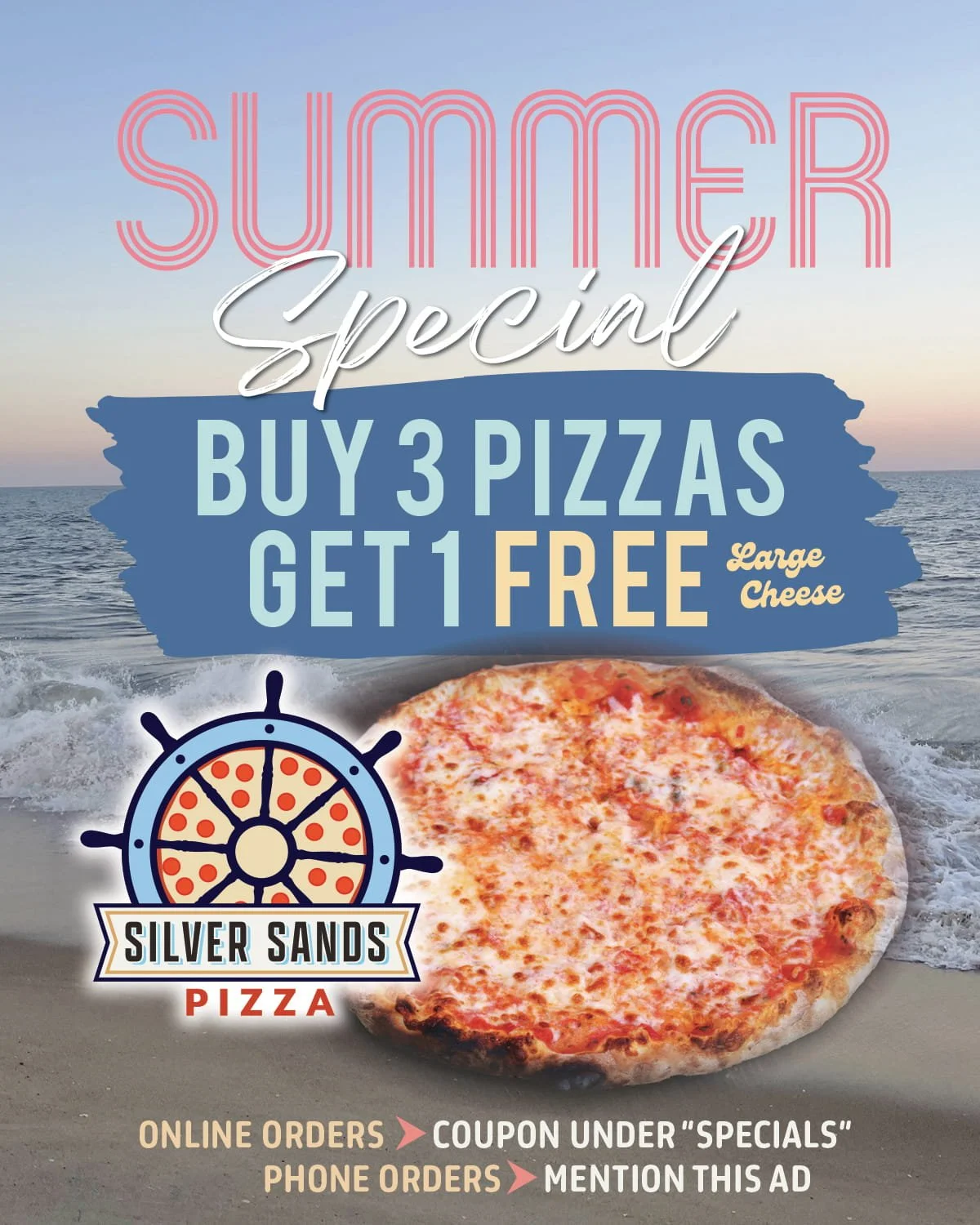 Silver Sands Pizza Specials