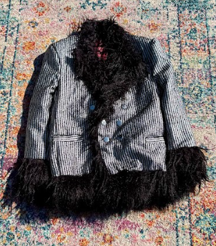 Anita Blazer, made from deadstock materials in Hampshire