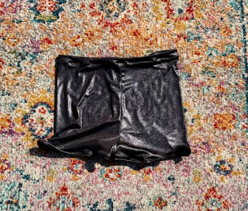 Joan Shorts, made from deadstock materials in Hampshire