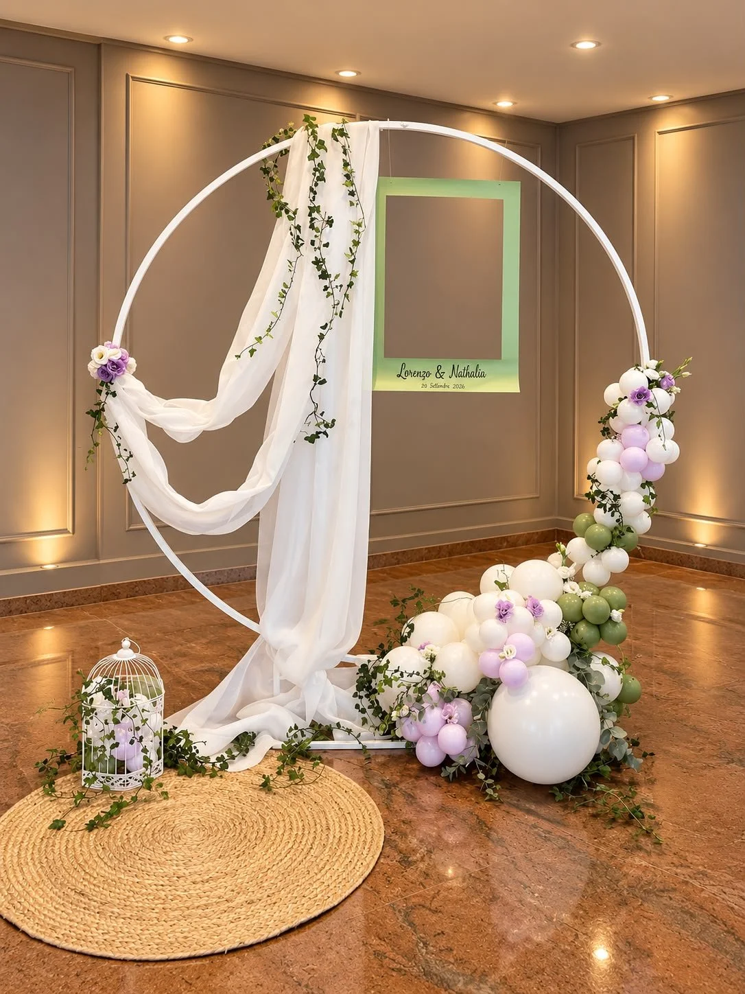 Flowers & Balloons: Wedding Photobooth