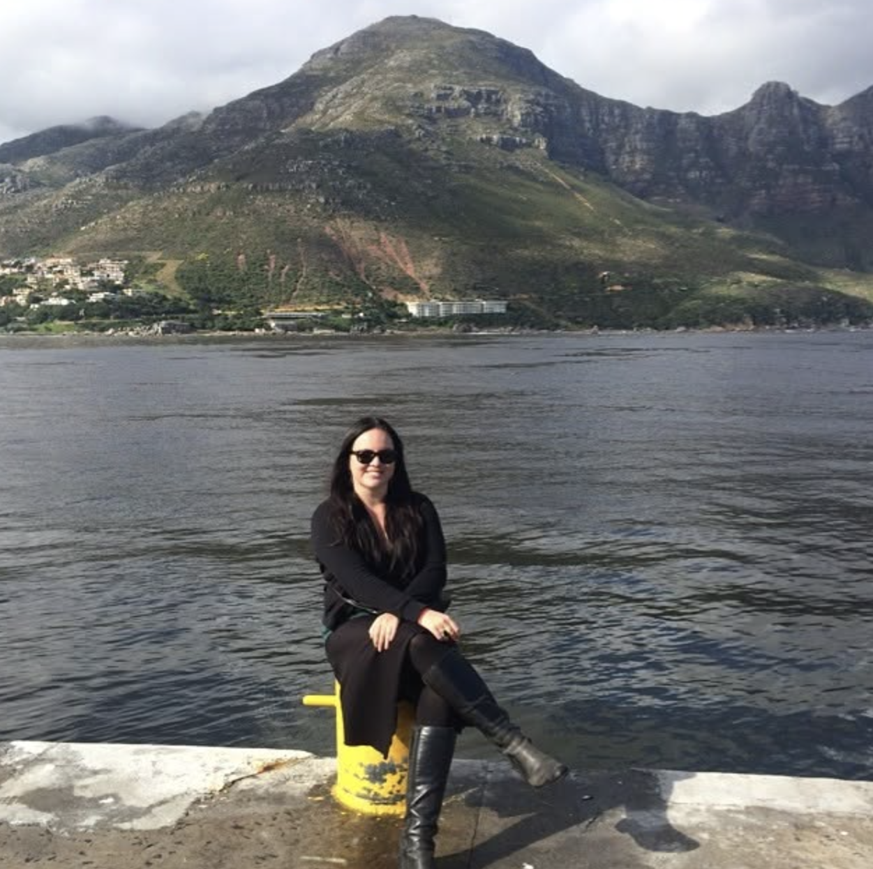 Jacquelyn García Vadnais, founder of Global Wine Pursuit, in Cape Town, South Africa.