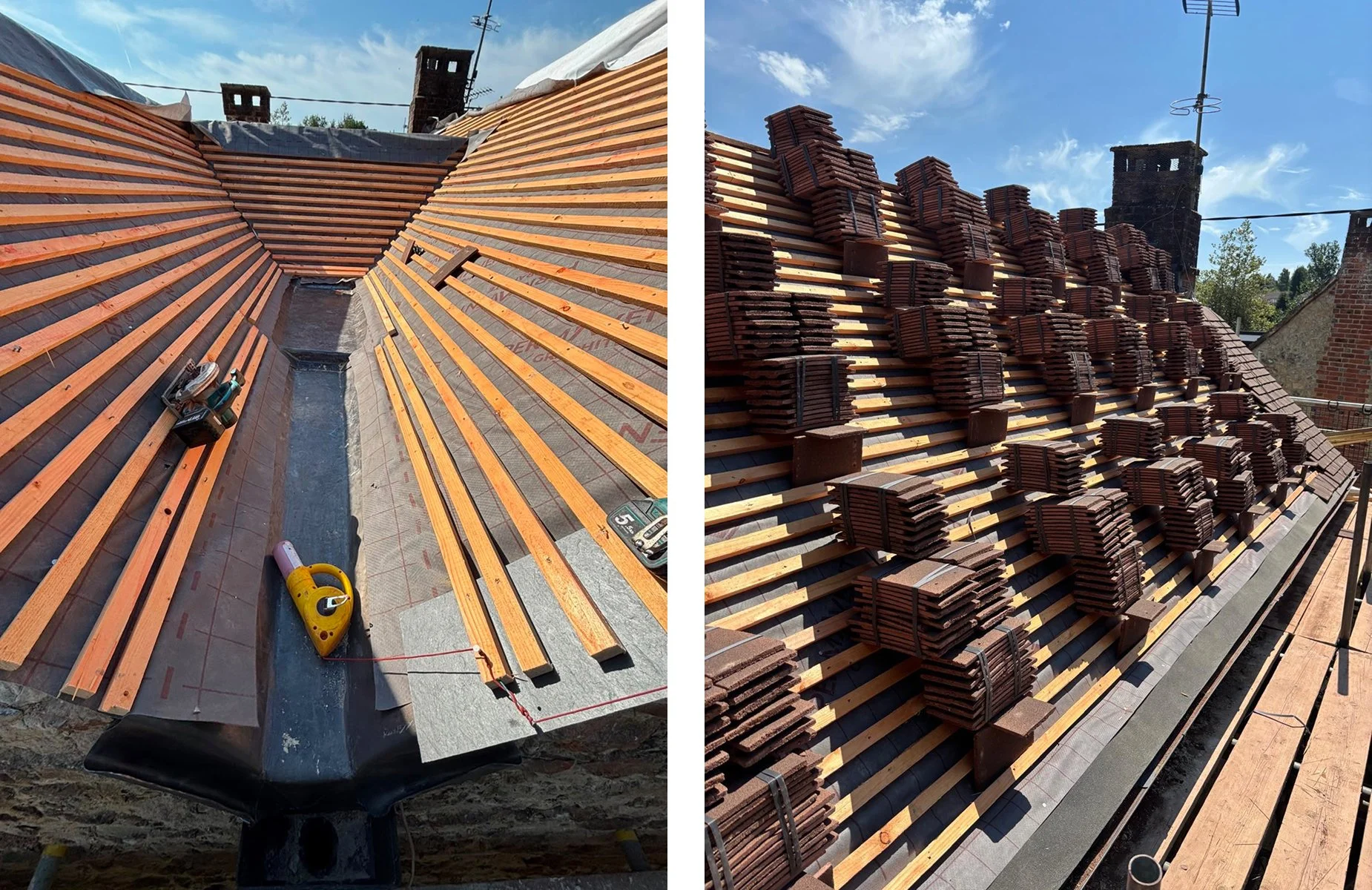 Roof progress