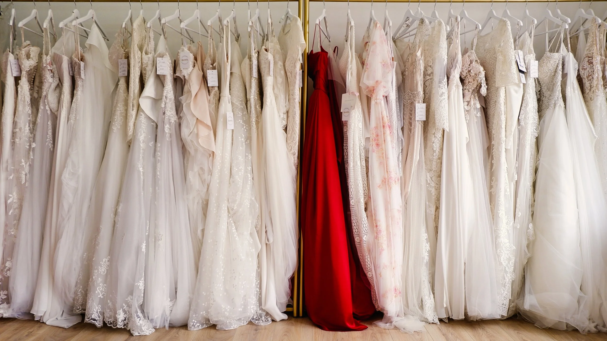 Proof That Your Wedding Dress Doesn't Have to Be White to Be Right
