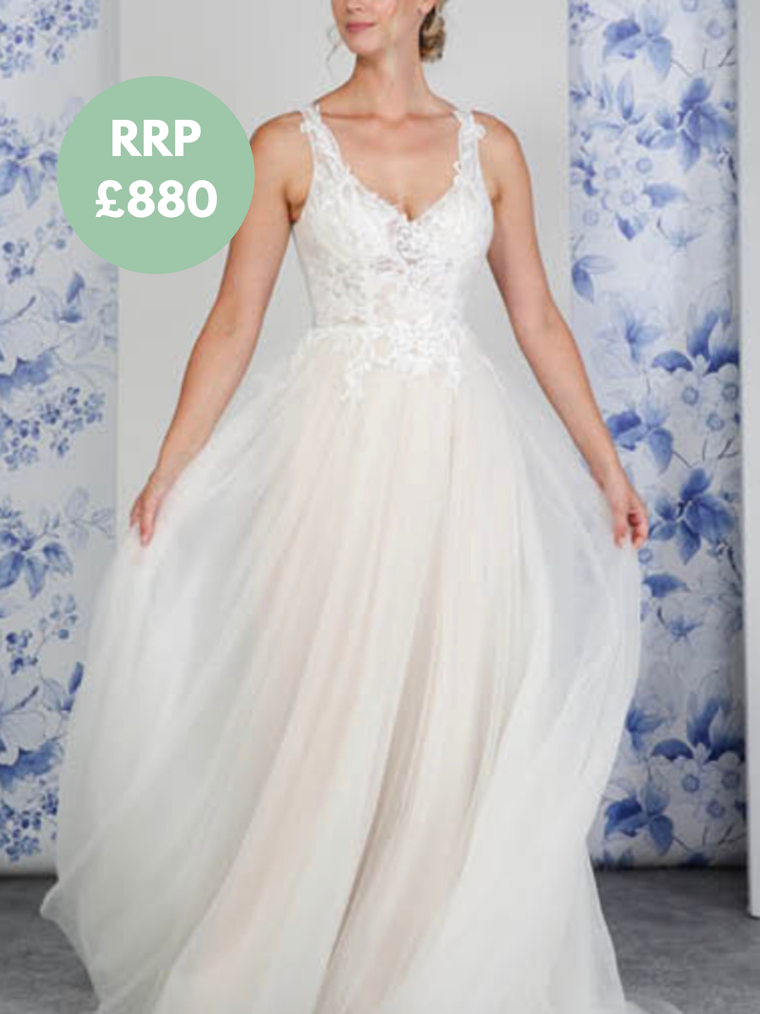 Richard Designs Bridal Gown- RDB1401  - Size 14