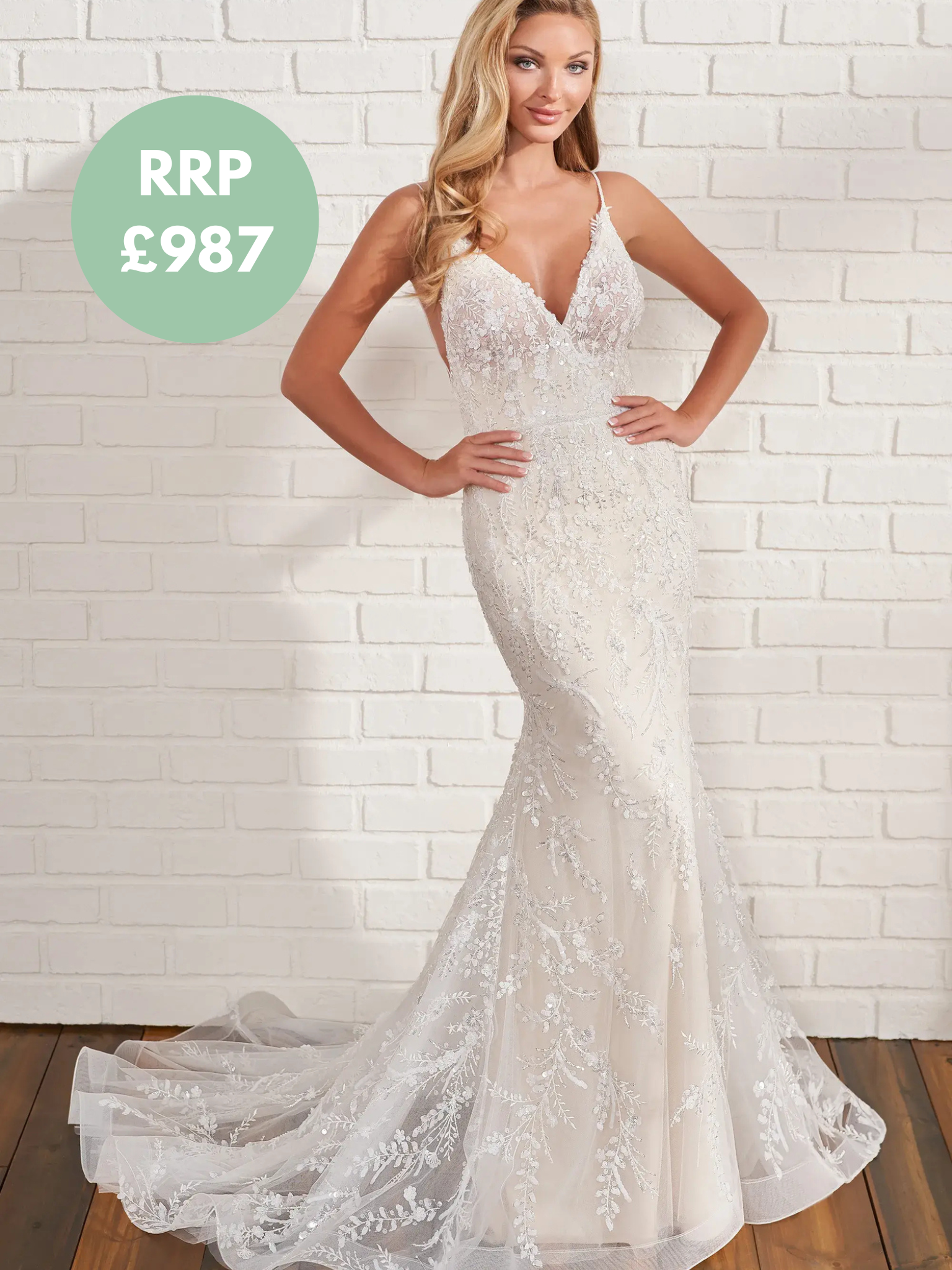 Enchanting by Mon Cheri Bridal Gown- 122172  - Size 8