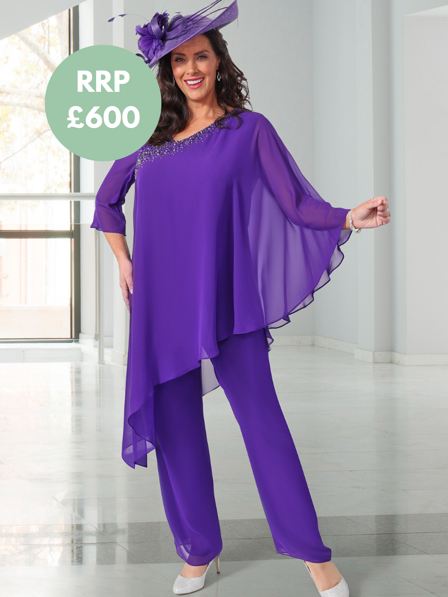 Dress Code By Veromia Occasions Top & Trousers - DU605- Various Sizes