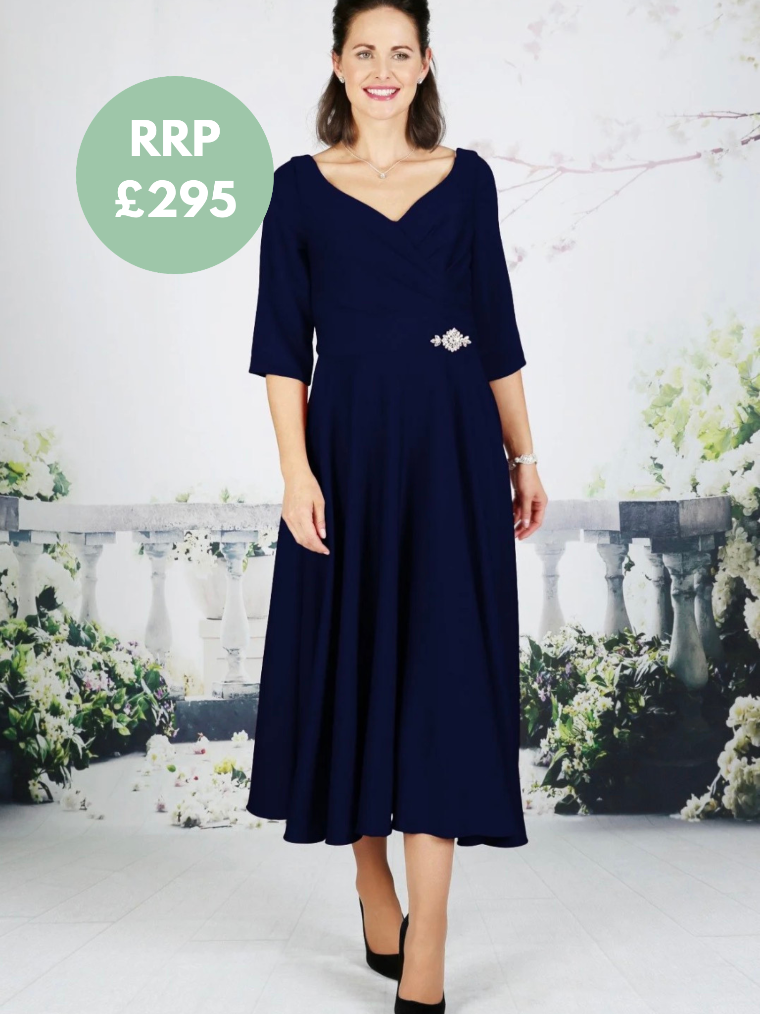 Emma Bridal Dress - EBED054- Size UK 20