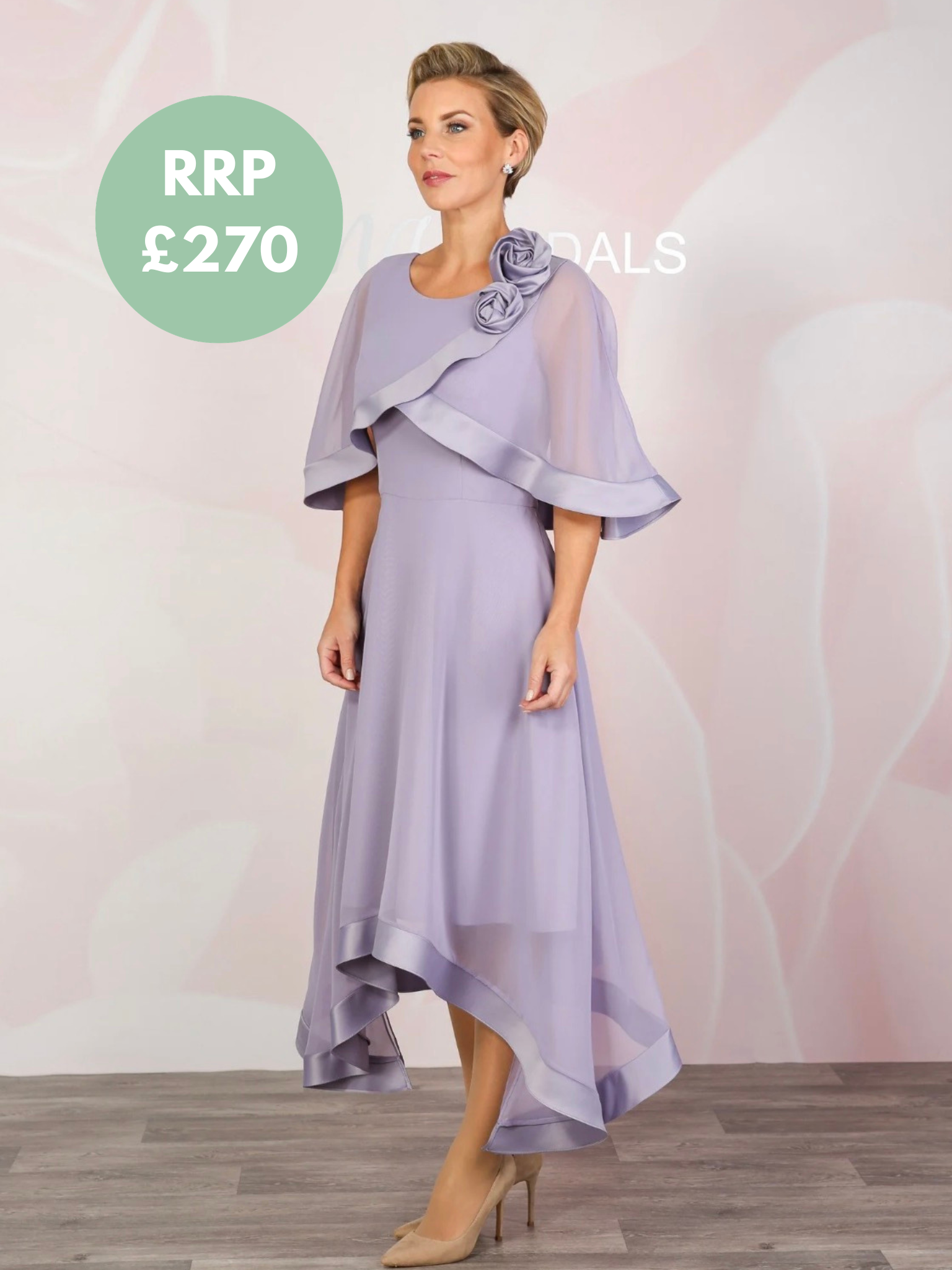 Emma Bridal Dress - EBED138- Size UK 22