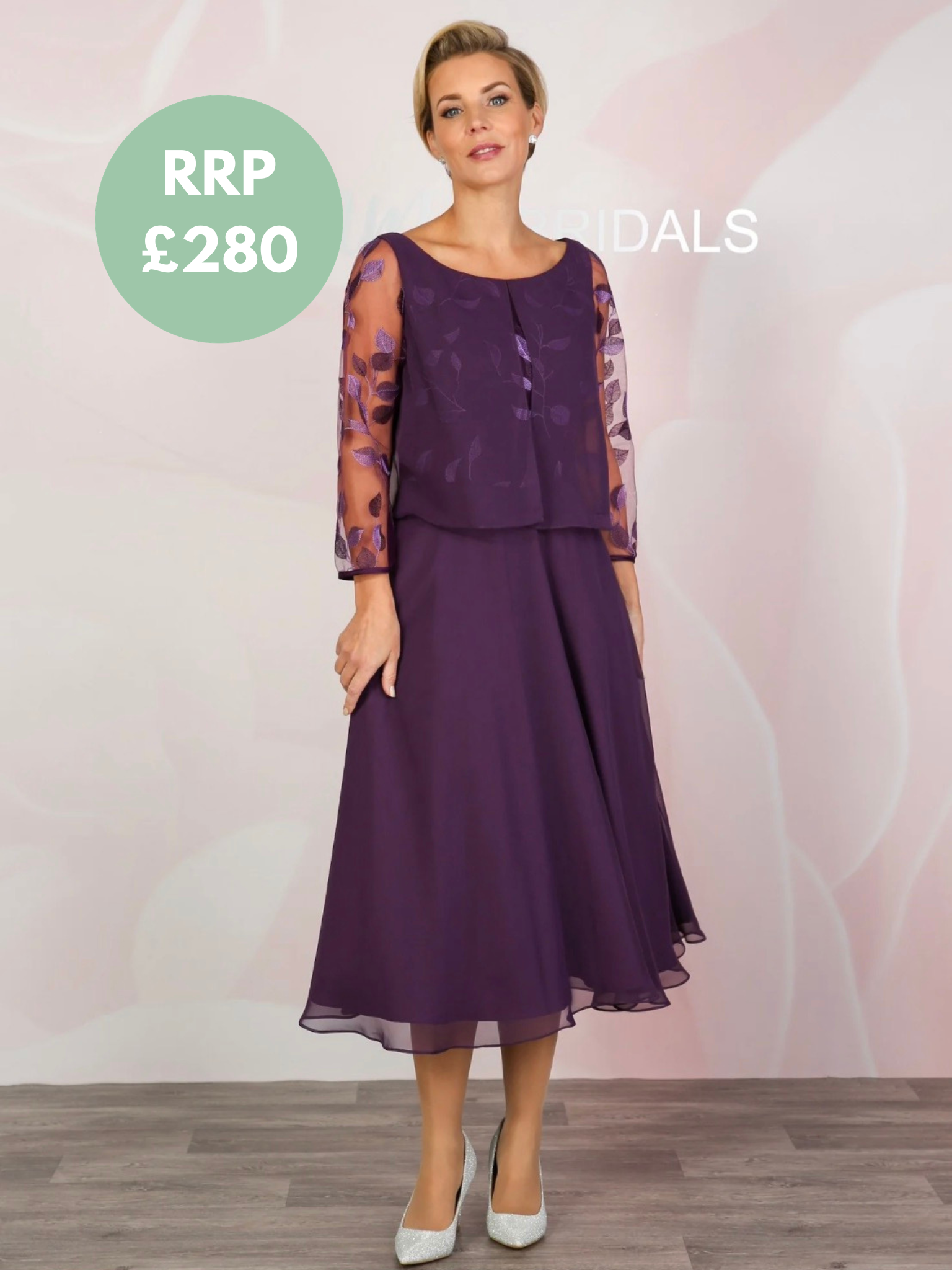 Emma Bridal Dress - EBED134- Size UK 24