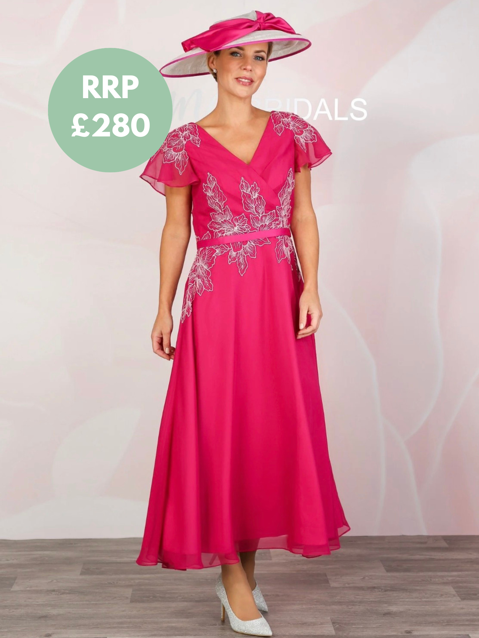 Emma Bridal Dress - EBED132- Size UK 12