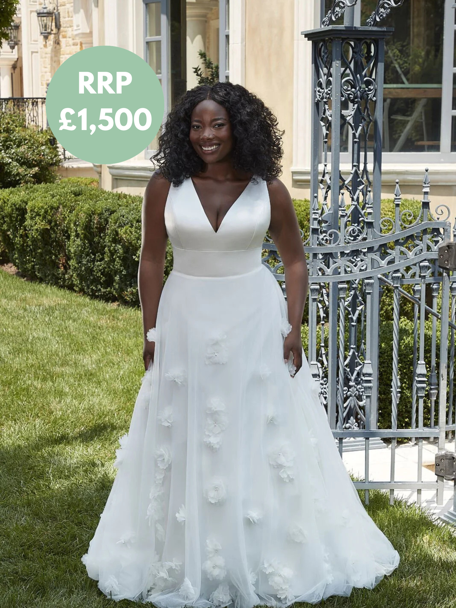Mori Lee Bridal Gown- 3411B - Size 18
