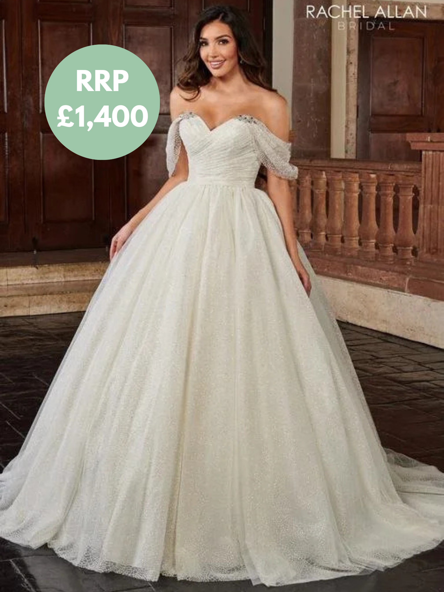 Rachel Allan Bridal Gown - RB6115 - Size 12