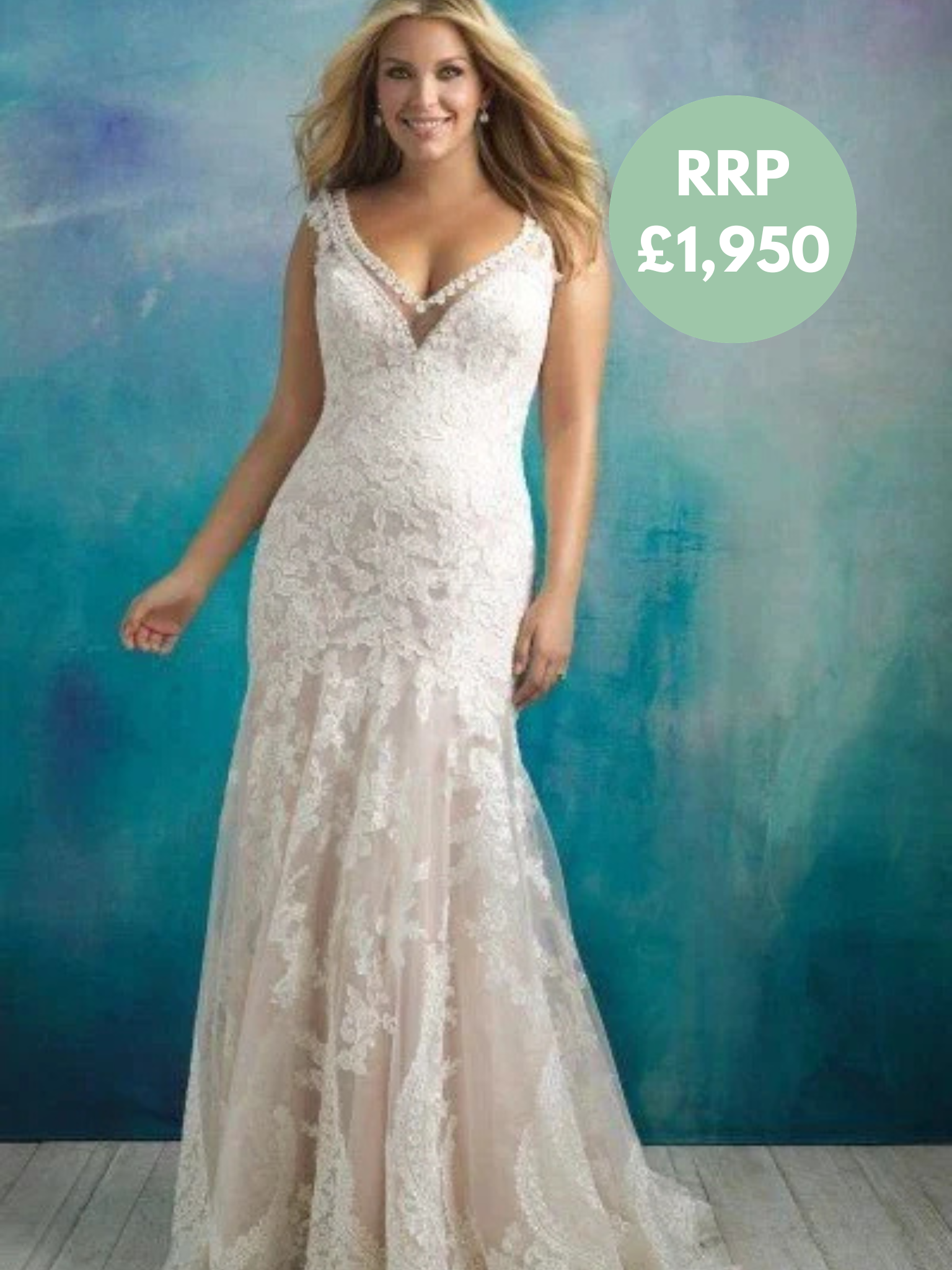 Allure Bridal -Bridal Gown- 411 - Size 22