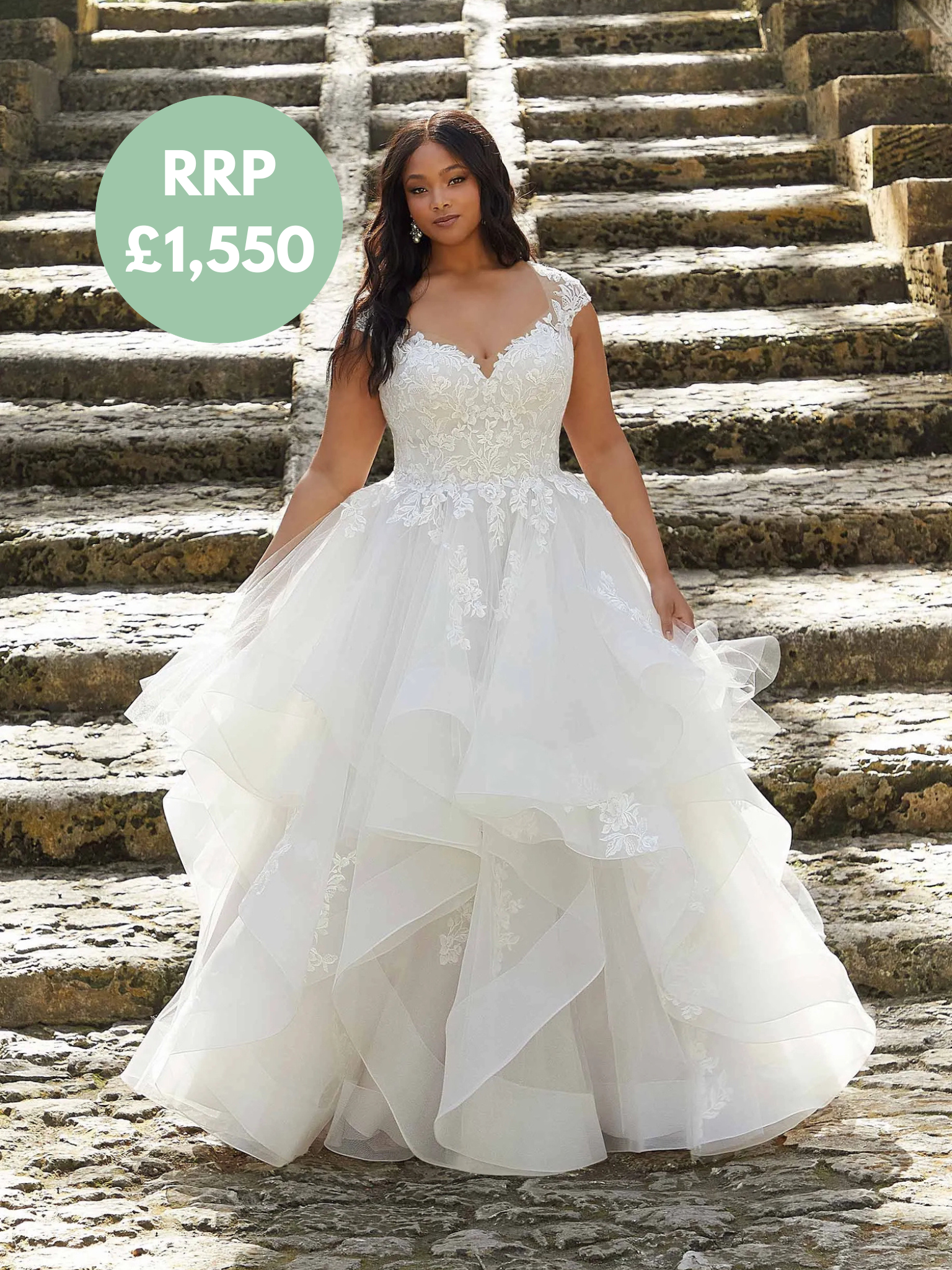 Mori Lee Bridal Gown- 3369B - Size 22