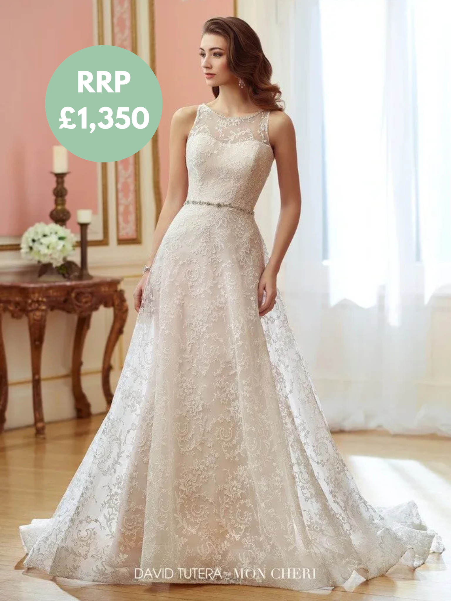 David Tutera Bridal Gown - Mae - Size 12