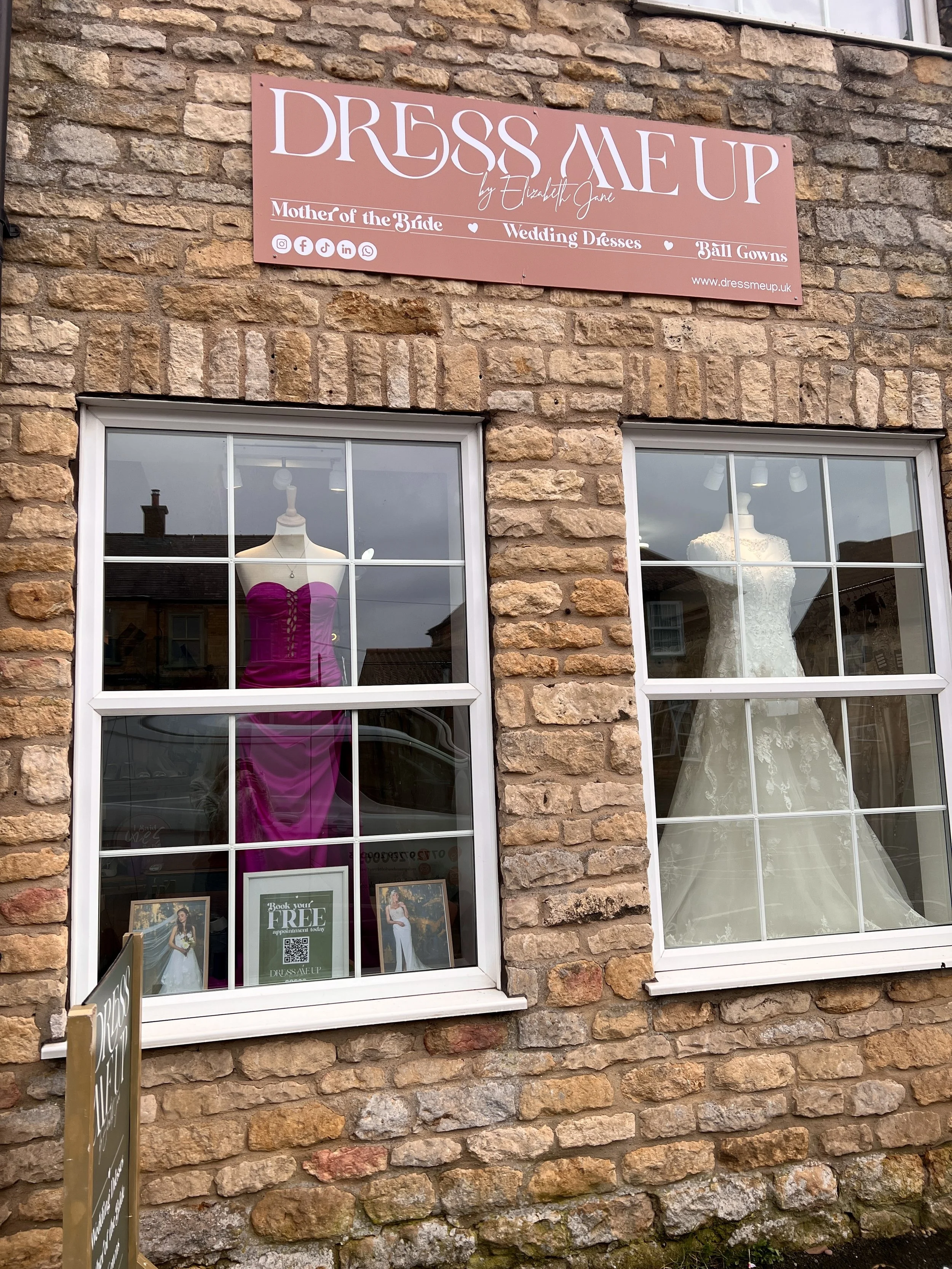 Trendy prom dress in Lincolnshire boutique