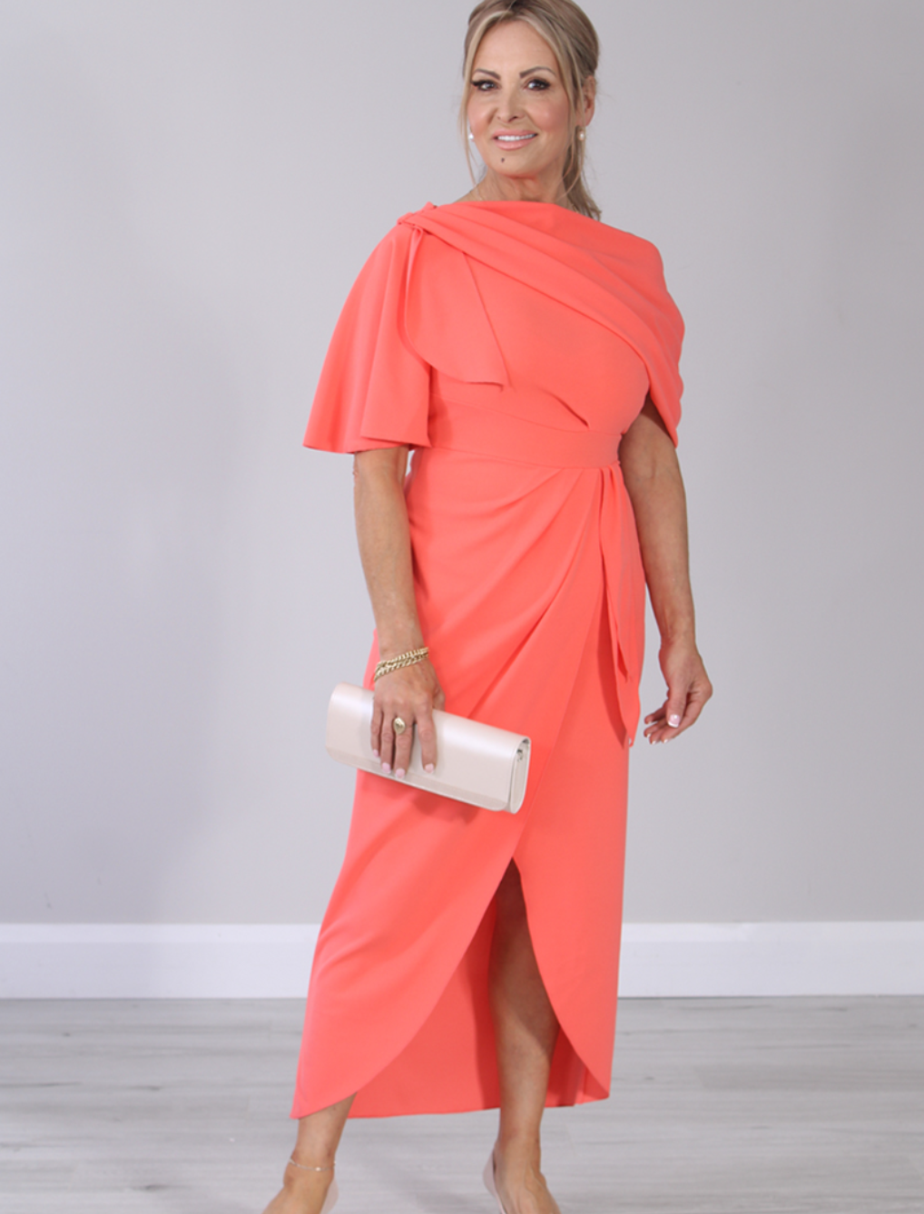 Red & Royal Dress - A101-  Various Sizes