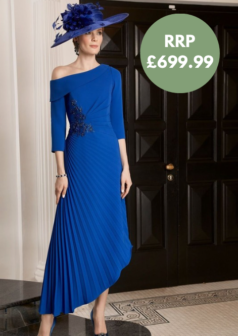 Veni Infantino 992132 Royal Blue Dress - Size 12