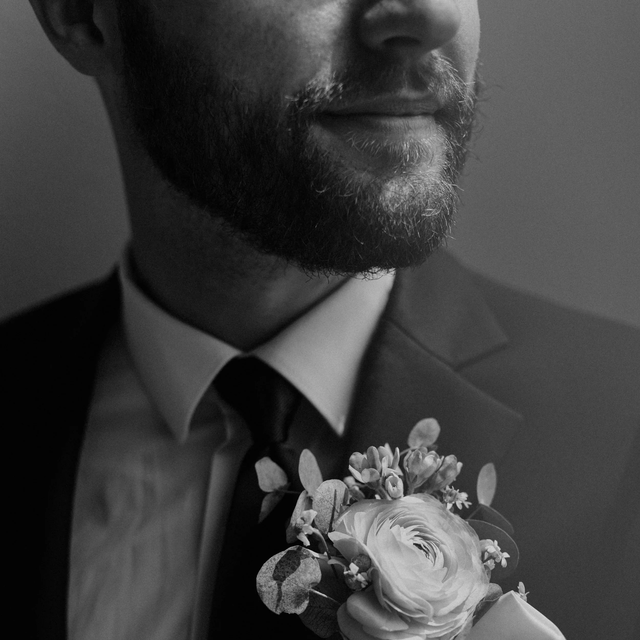grooms portrait from arbor loft rochester new york wedding photography tyler holbein photo