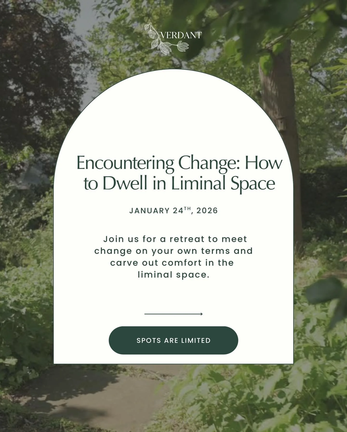 Ch-ch-changes coming? Whether it is change that you are seeking out or change that is being thrust upon you, join us for &ldquo;Encountering Change: How to Dwell in Liminal Space&rdquo; on January 24th, a retreat to meet change on your own terms and 