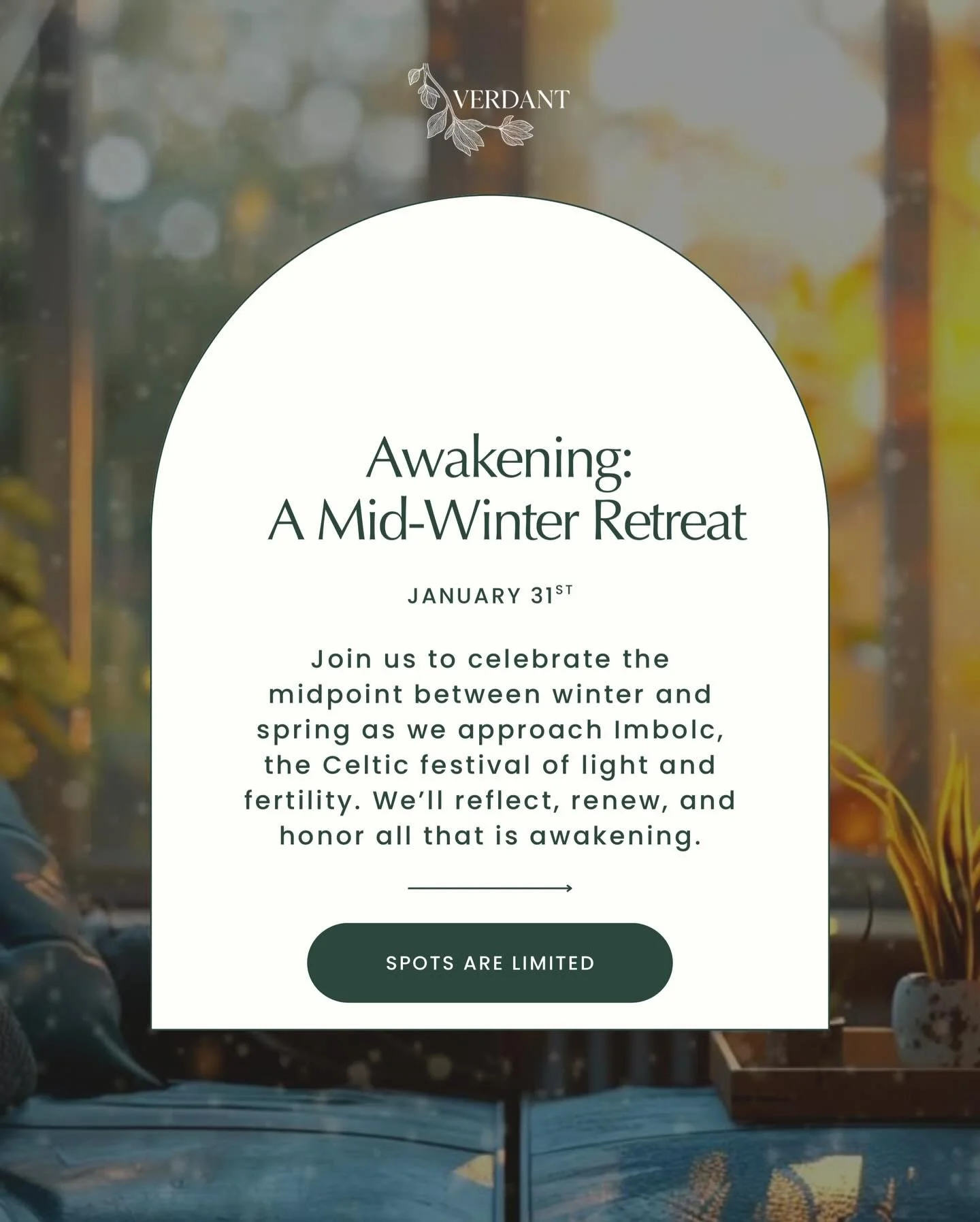 Wintry days in Nashville got you pining for Spring? Join us for &ldquo;Awakening: A Mid-Winter Retreat,&rdquo; a retreat to celebrate the midpoint between winter and spring as we approach Imbolc, the Celtic festival of light and fertility, on January