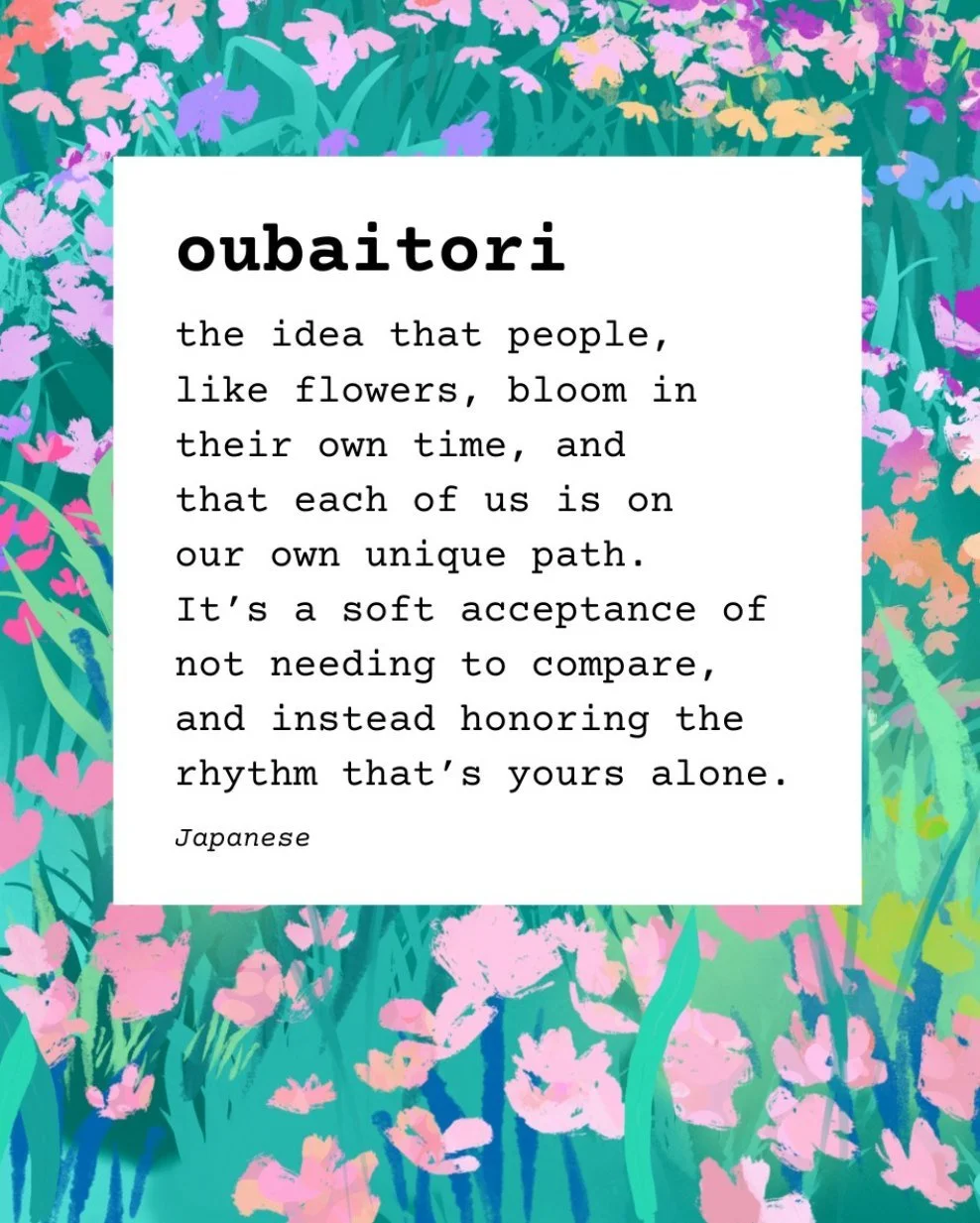 People often ask us why we selected the name Verdant? I answer with language that's similar to this word: we are all in a process of growth. Verdant Center is here to help you along that journey. @tinybuddha