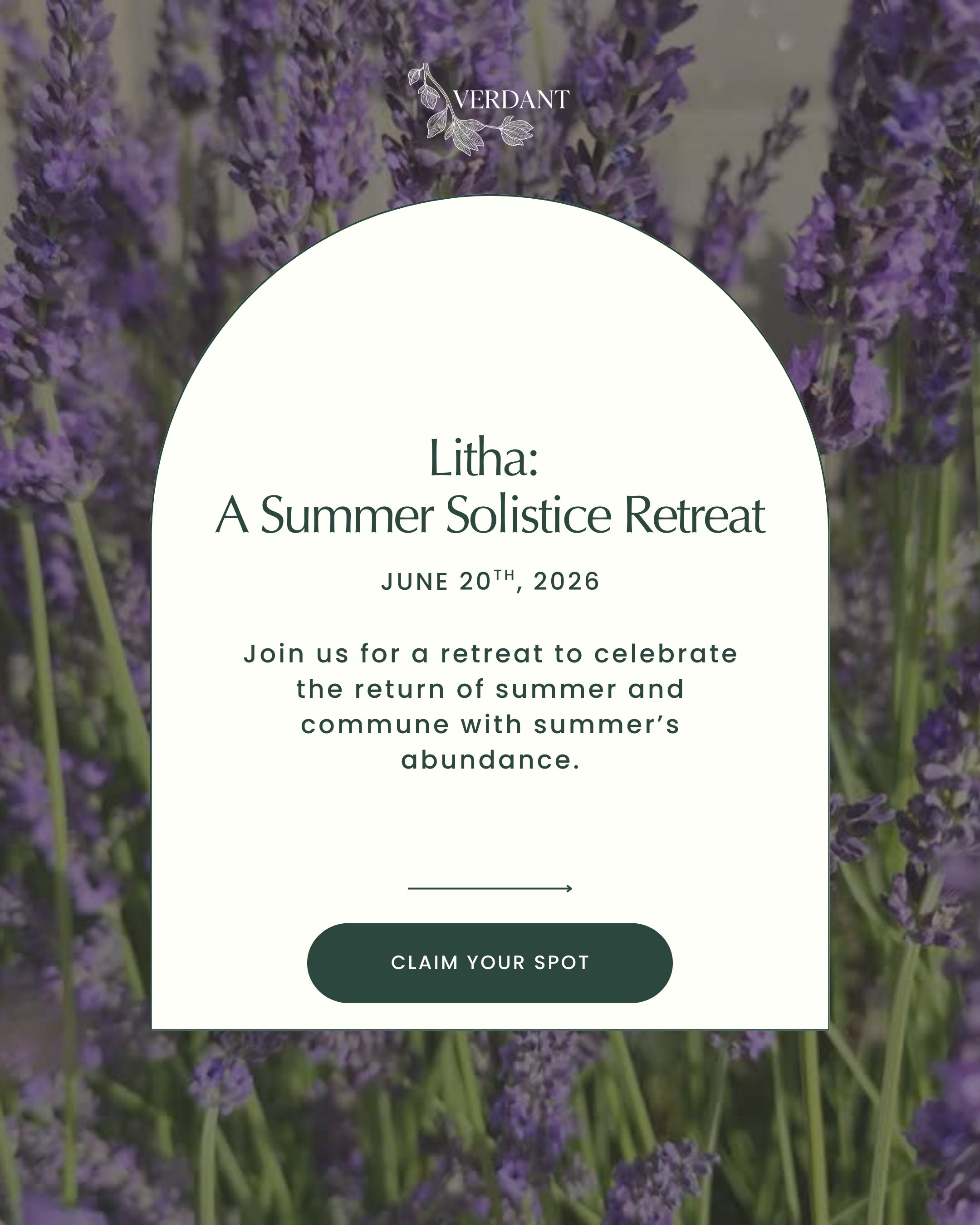 “Litha: A Summer Solstice Retreat“ on 6.20.26