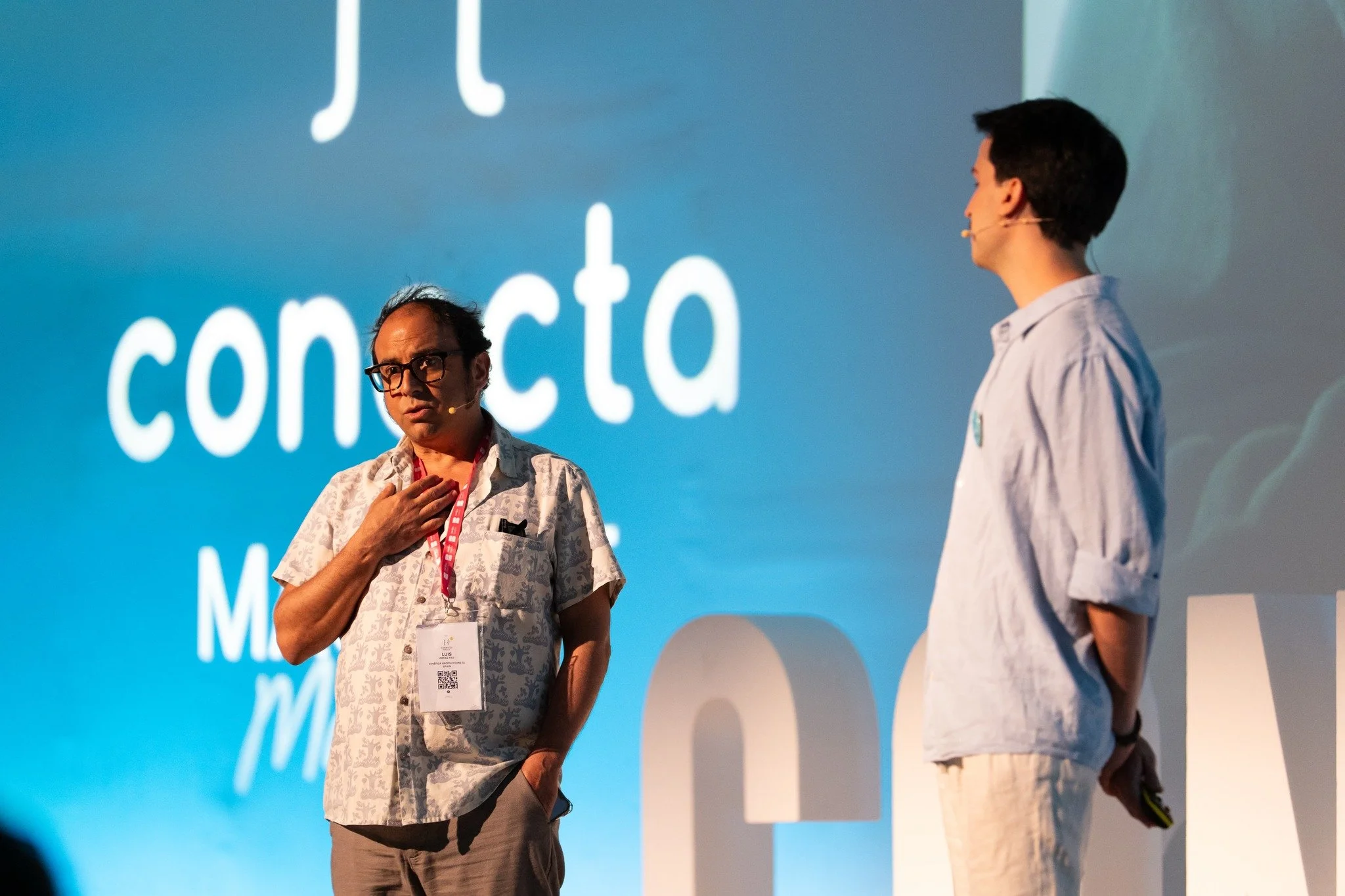 Ahir present&agrave;rem el nostre nou projecte cinematogr&agrave;fic "Nana" a la sessi&oacute; de pitchs del @eventconecta 🏖
Fotos: @icib_cultura | @marti_morell_