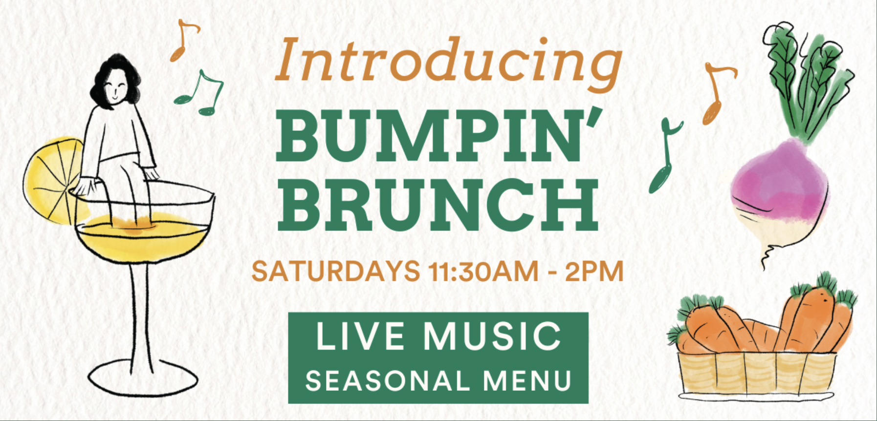 Bumpin’ Brunch Saturdays