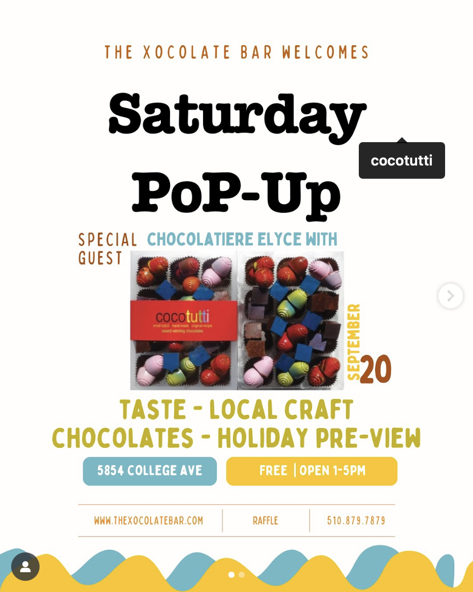 Local Craft Chocolate Pop Up