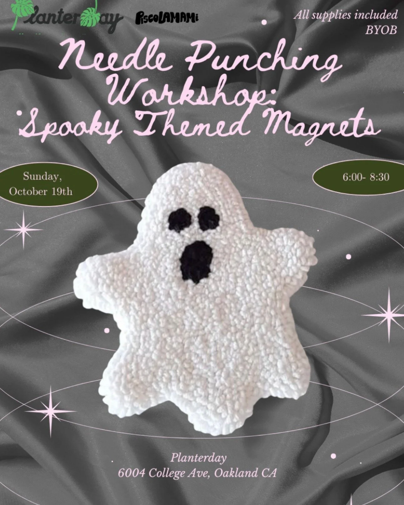Unleash your creativity at a Needle Punch: Halloween themed Magnets event! This hands-on workshop is perfect for craft lovers and beginners alike, offering a fun and relaxing way to personalize your own unique photo frame using the art of needle punc