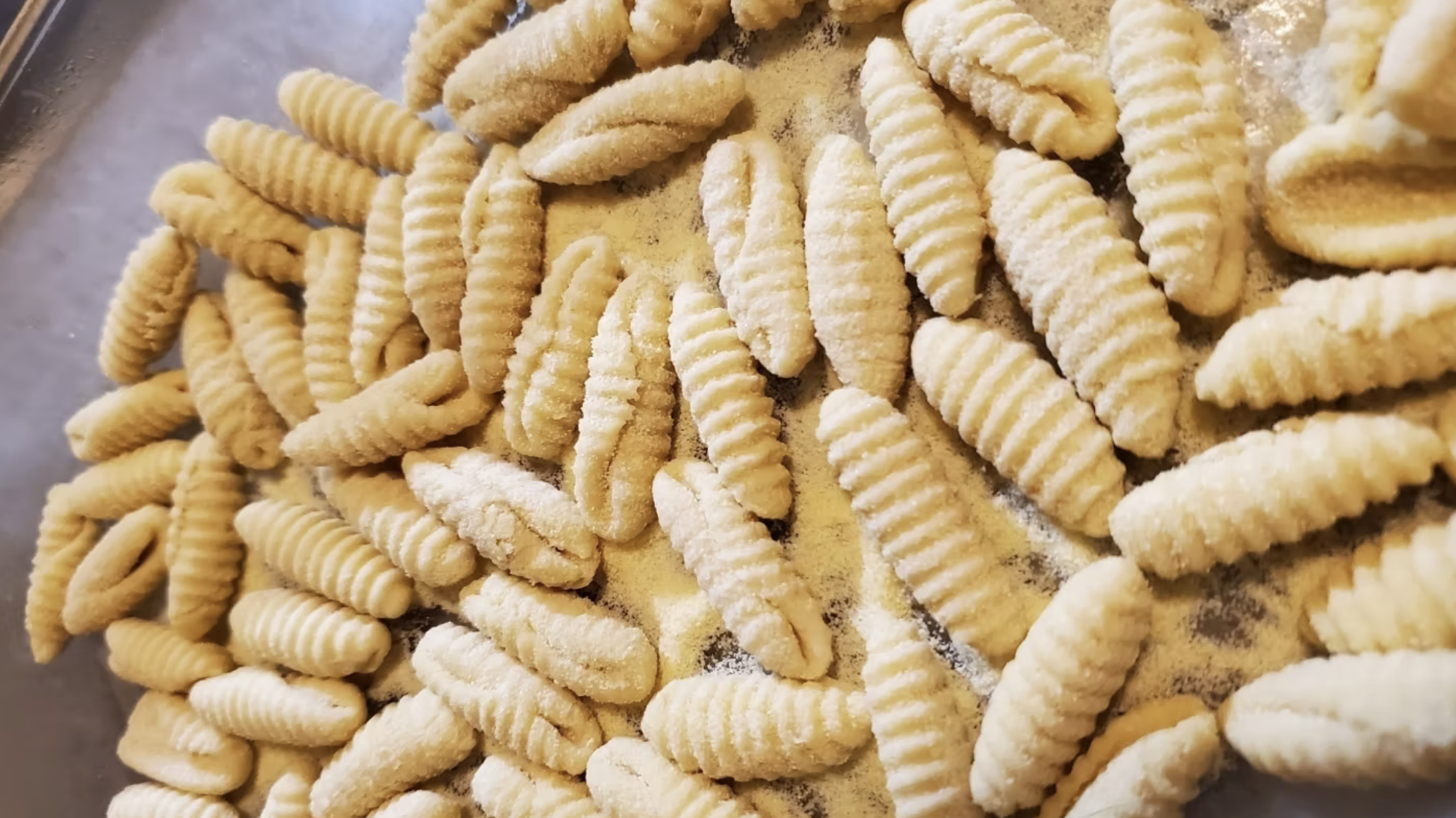 Hand-Shaped Pasta Making