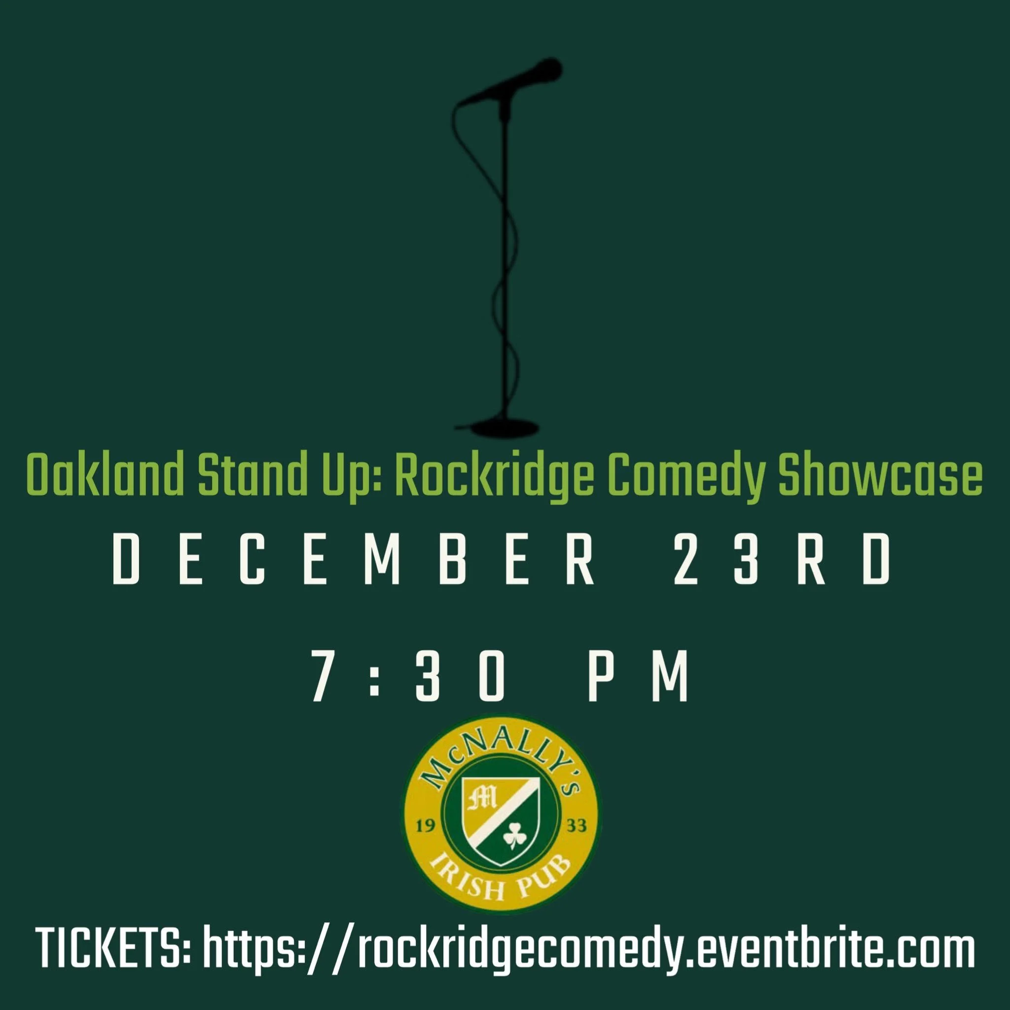  Oakland Stand Up: Rockridge Comedy Showcase