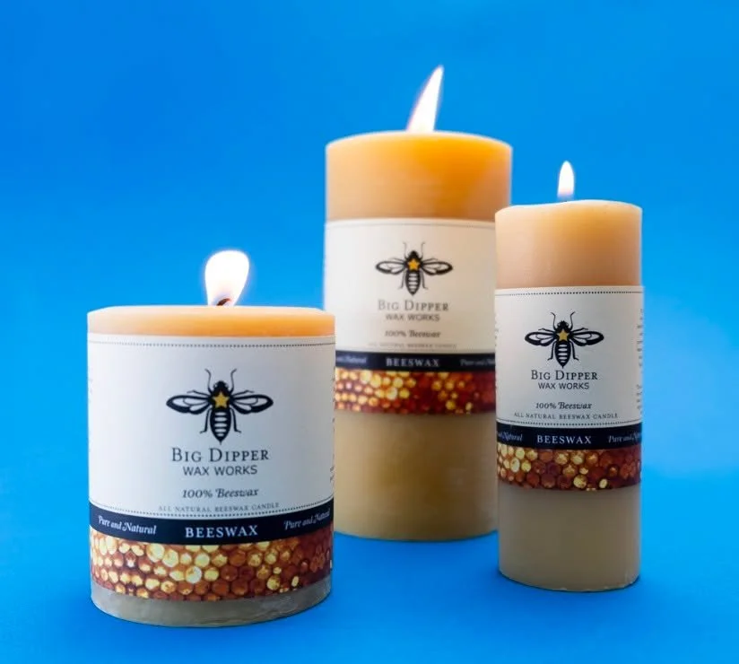 Big Dipper Beeswax Candles are designed for moments worth slowing down, each long-burning pillar brings a soft, romantic glow to your space. Whether styled as a dining table centerpiece or flickering quietly in the living room, these candles add warm