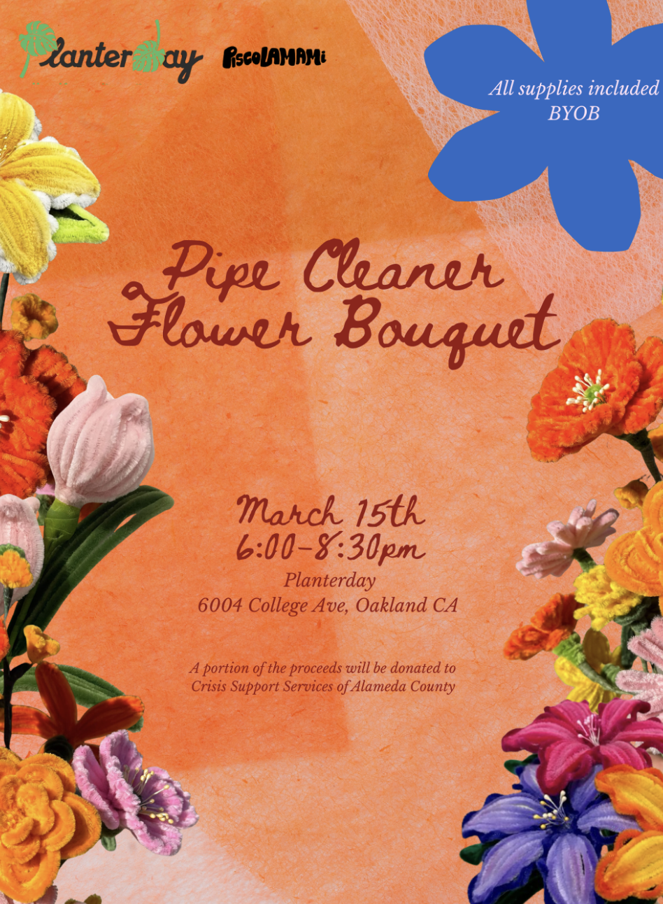 DIY Pipe Cleaner Flower Bouquet Workshop