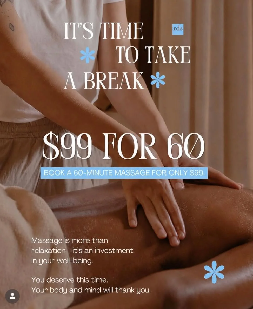 Looking for relaxation? For a limited time, new guests to Rockridge Day Spa can try their award winning massage therapy services at a special rate of $99 for 60 minutes of pure bliss. 

Schedule your appointment and mention this promotion at checkout