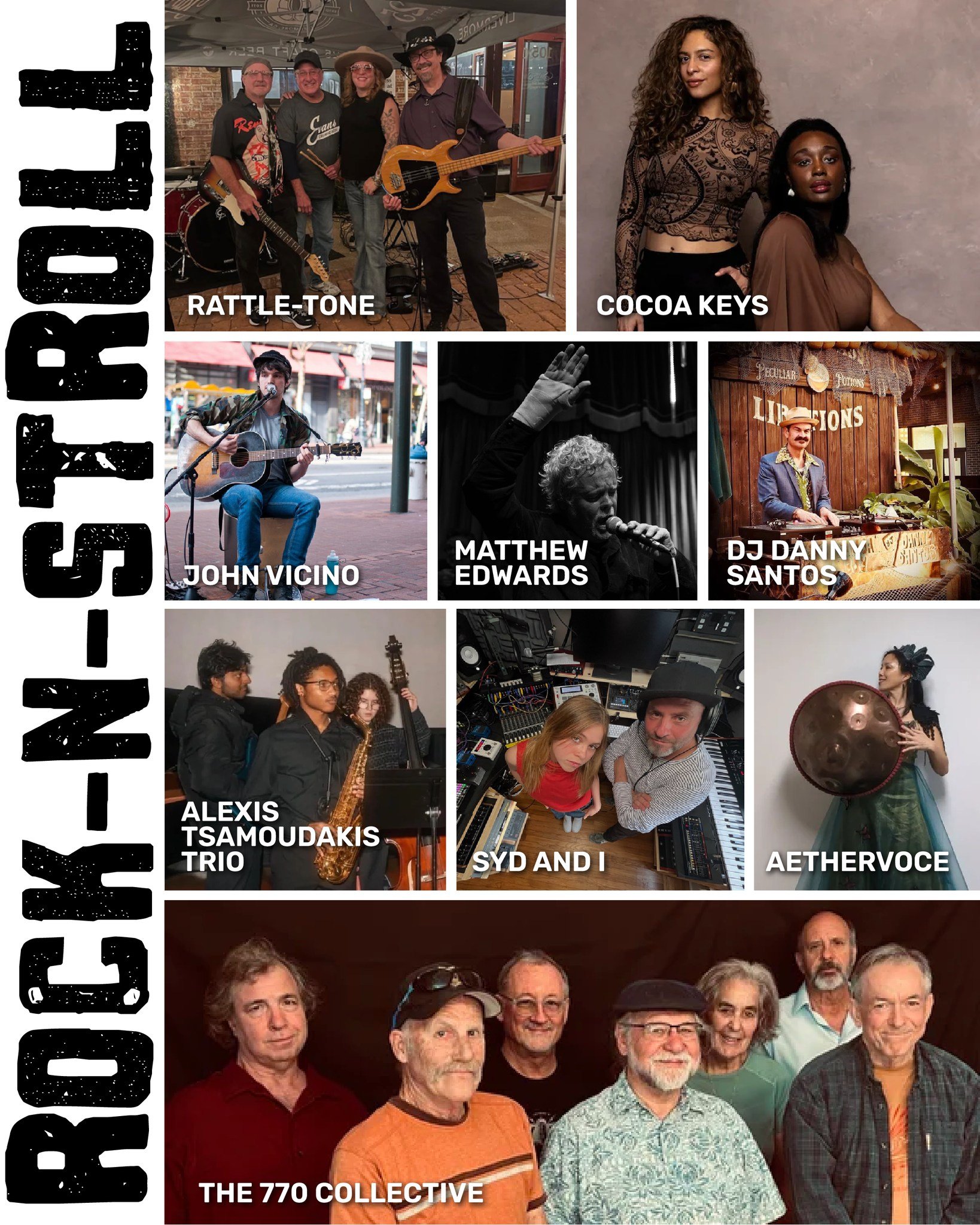 20+ bands are performing this Saturday, August. 22, at Rockridge Rock-N-Stroll! This isn't your traditional festival! Stroll one mile of College Avenue to find local legends and neighborhood startups in intimate patio and sidewalk shows as you go. (P