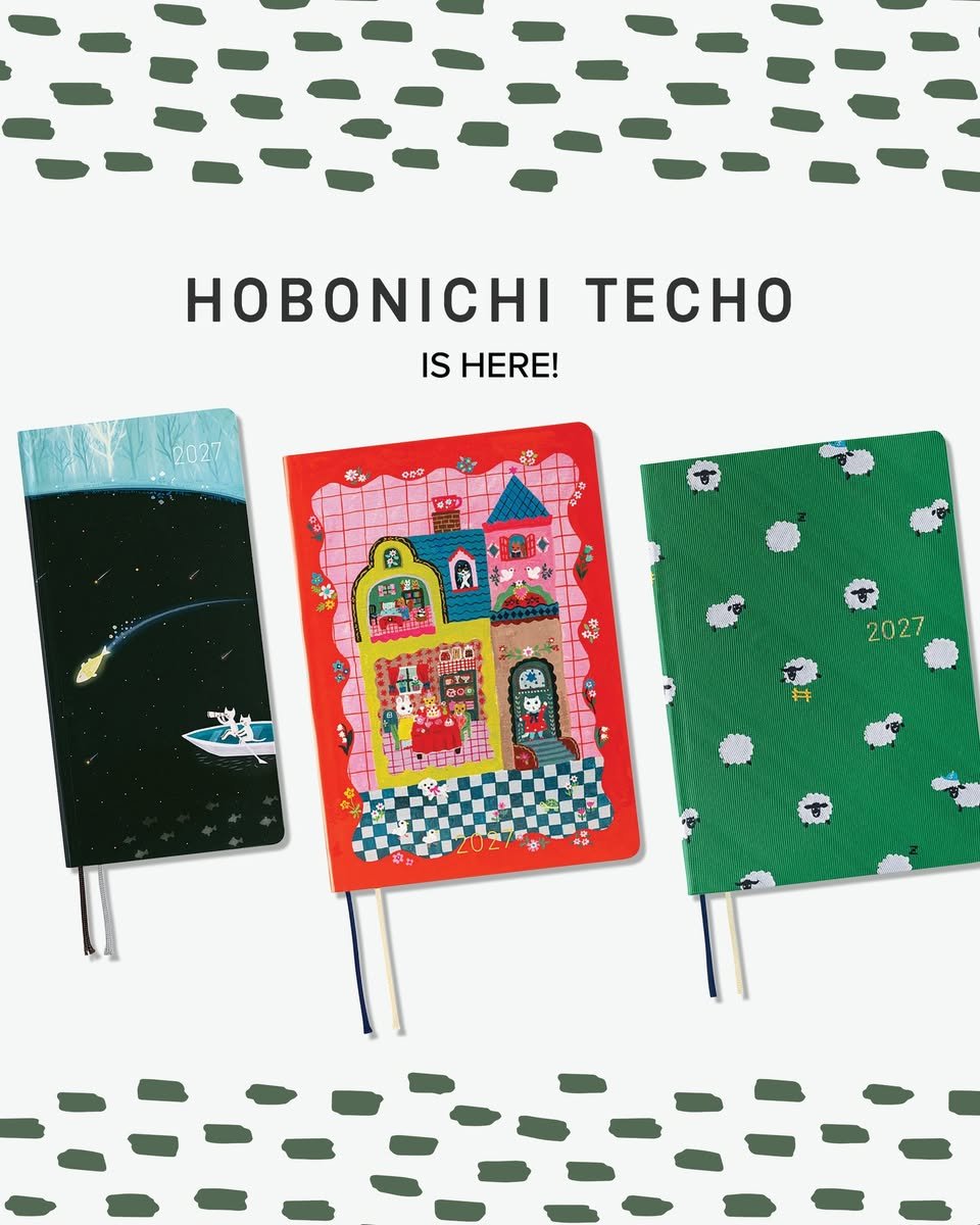 HOBONICHI TECHO 2027 IS AT BLICK! 📖 Check out the best-selling Japanese planner, beautifully bound for 2027. 

@blick_oakland 
Blick Art Materials
5301 Broadway
Shop online here: https://ow.ly/BtLh50ZHGvM

#rockridgeoakland #rockridgedistrict #artma