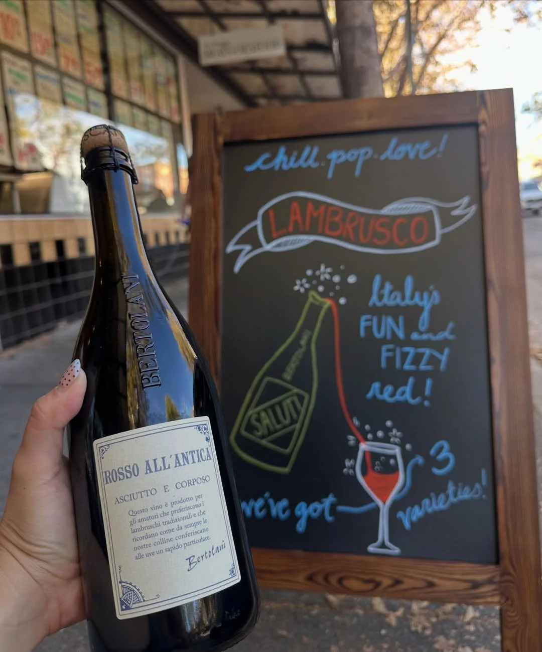 Fun. Fizzy. Refreshing! 🍒

Check out our three different varieties of Italy&rsquo;s sparkling red, Lambrusco: 
🍷 Reggiano Rossi All Antica &mdash;  classic, lively, and dry. Rich flavors of berry and plum with a soft sparkle. 
❣️ Emilia Dolce Fiore