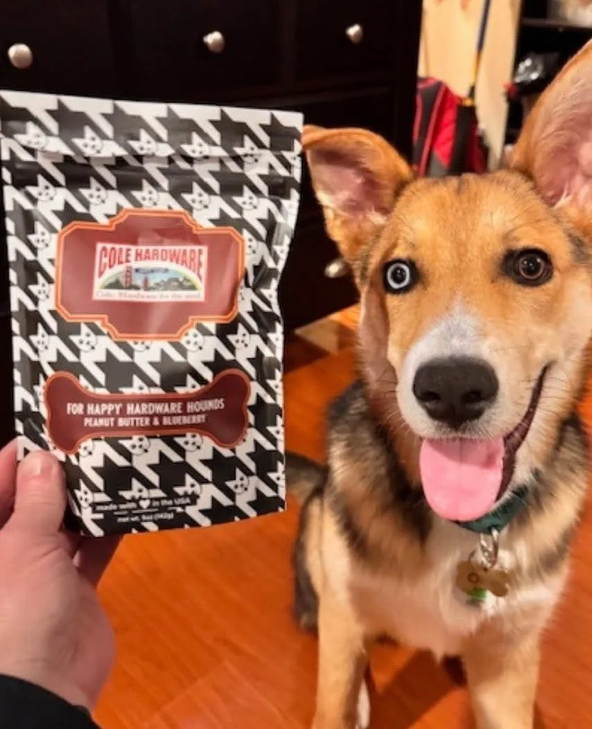 If you have a furry friend, reward them with the @colehardware brand of delicious and nutritious dog treats! Pick up these snacks at any of their stores while checking out their pup supplies and toys. Woof! 🐶

#rockridgedistrict #rockridgeoakland #p