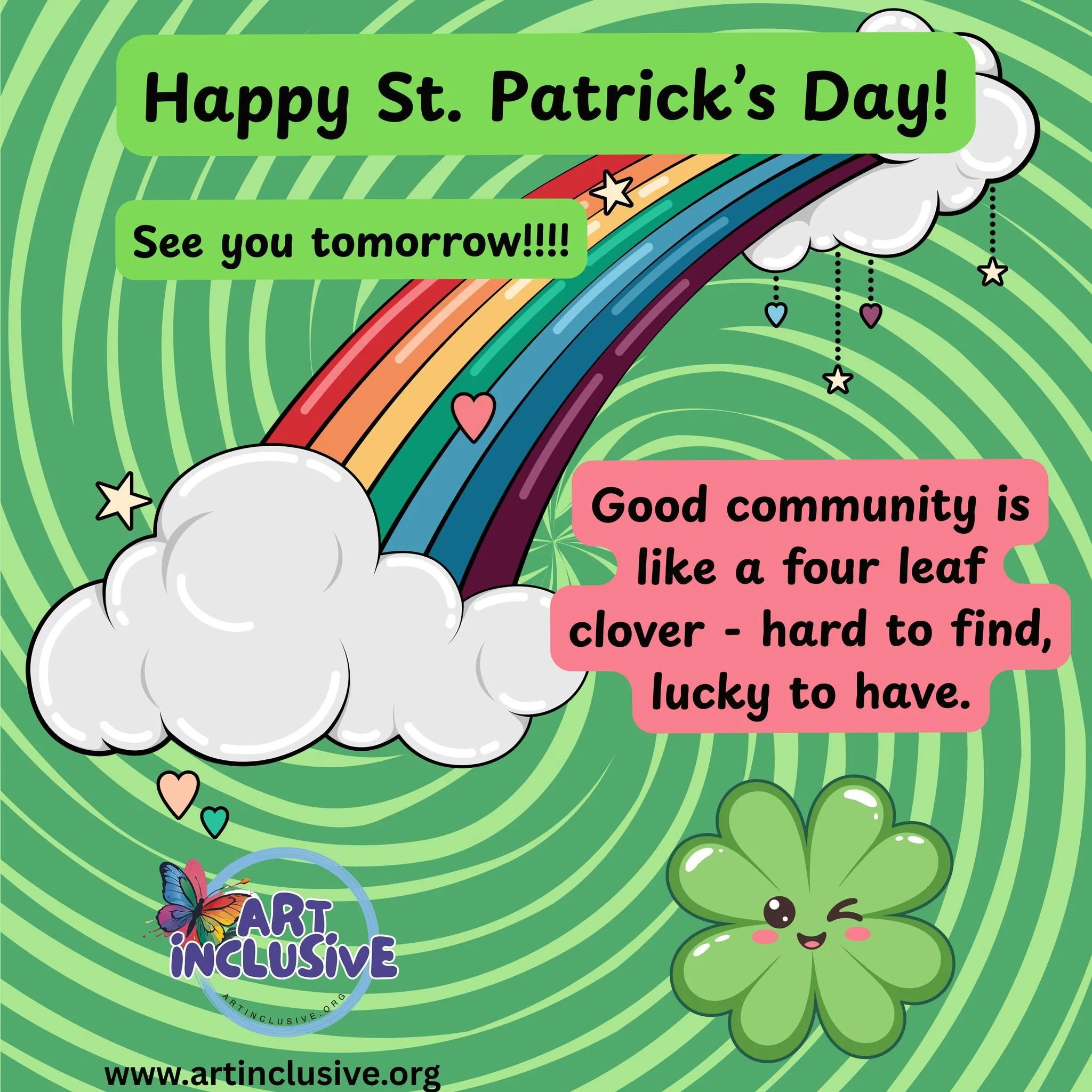 We hope you all have a fun St. Patrick's Day. We would love to hear about any family traditions you may have during the month of March. 

See you tomorrow, at Georgian Gallery !!

#artingeorgia #northgeorgiaartgroup #artgroupinmcdonough #lgbtqsafe #h