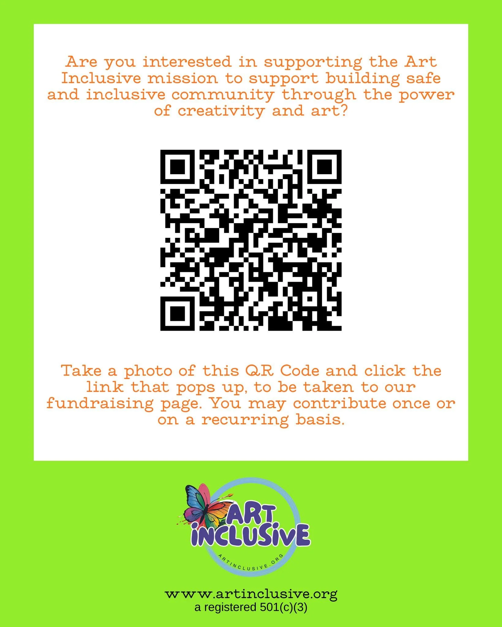 Donations are happily accepted! We are a registered 501(c)(3). 😁

#artinmcdonough #teachingarts #donations #makingourdreamscometrue