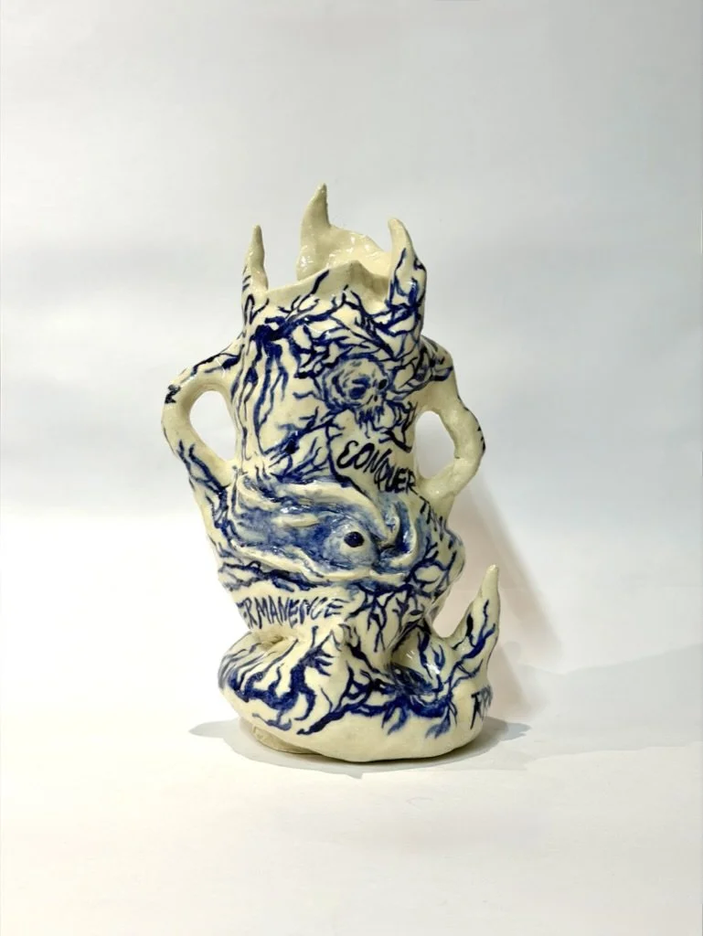 "Impermanence" Deformed Ceramic Jar