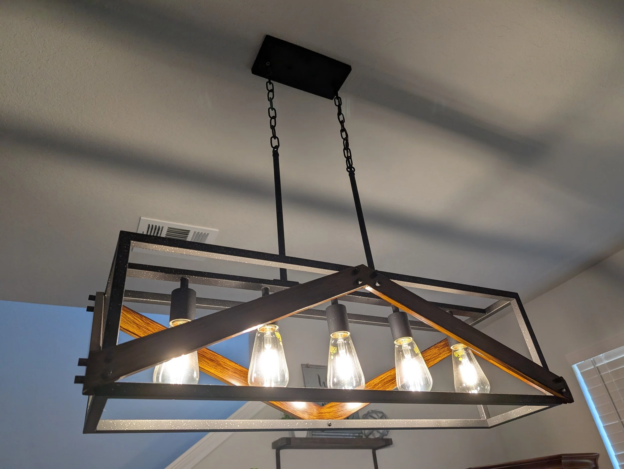 Interior chandelier installed by BP Electrical Services