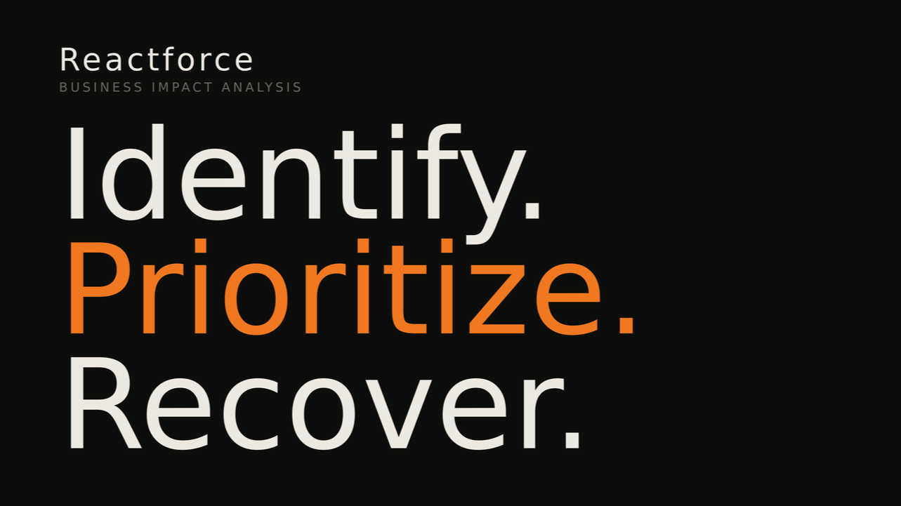 Word cloud with 'Impact' in large black font at the center, surrounded by related words like 'Projects,' 'Organization,' 'Plan,' 'Research,' 'Marketing,' 'Consumer,' 'Online,' and others in various colors and sizes.