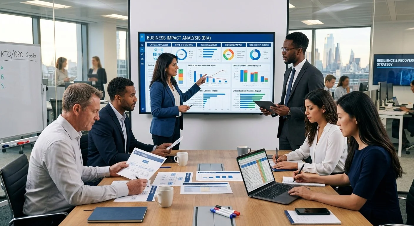 Word cloud with 'Impact' in large black font at the center, surrounded by related words like 'Projects,' 'Organization,' 'Plan,' 'Research,' 'Marketing,' 'Consumer,' 'Online,' and others in various colors and sizes.