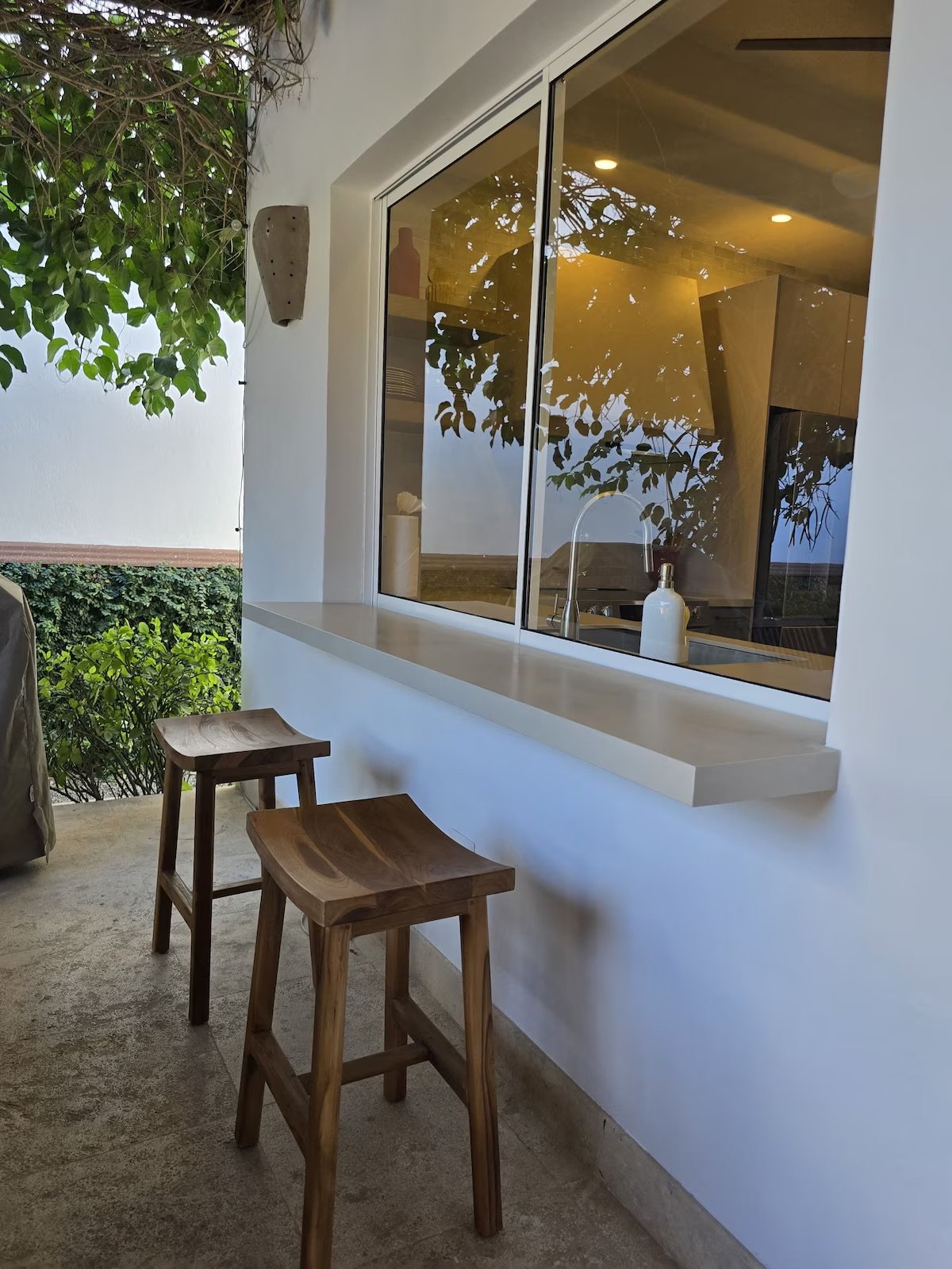 Outdoor bar & pass through window, new renovation Fall 2025